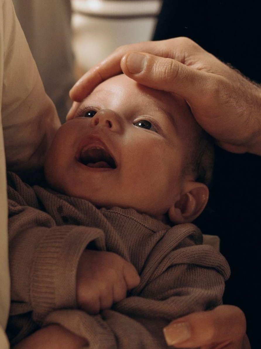 Lächelndes Baby