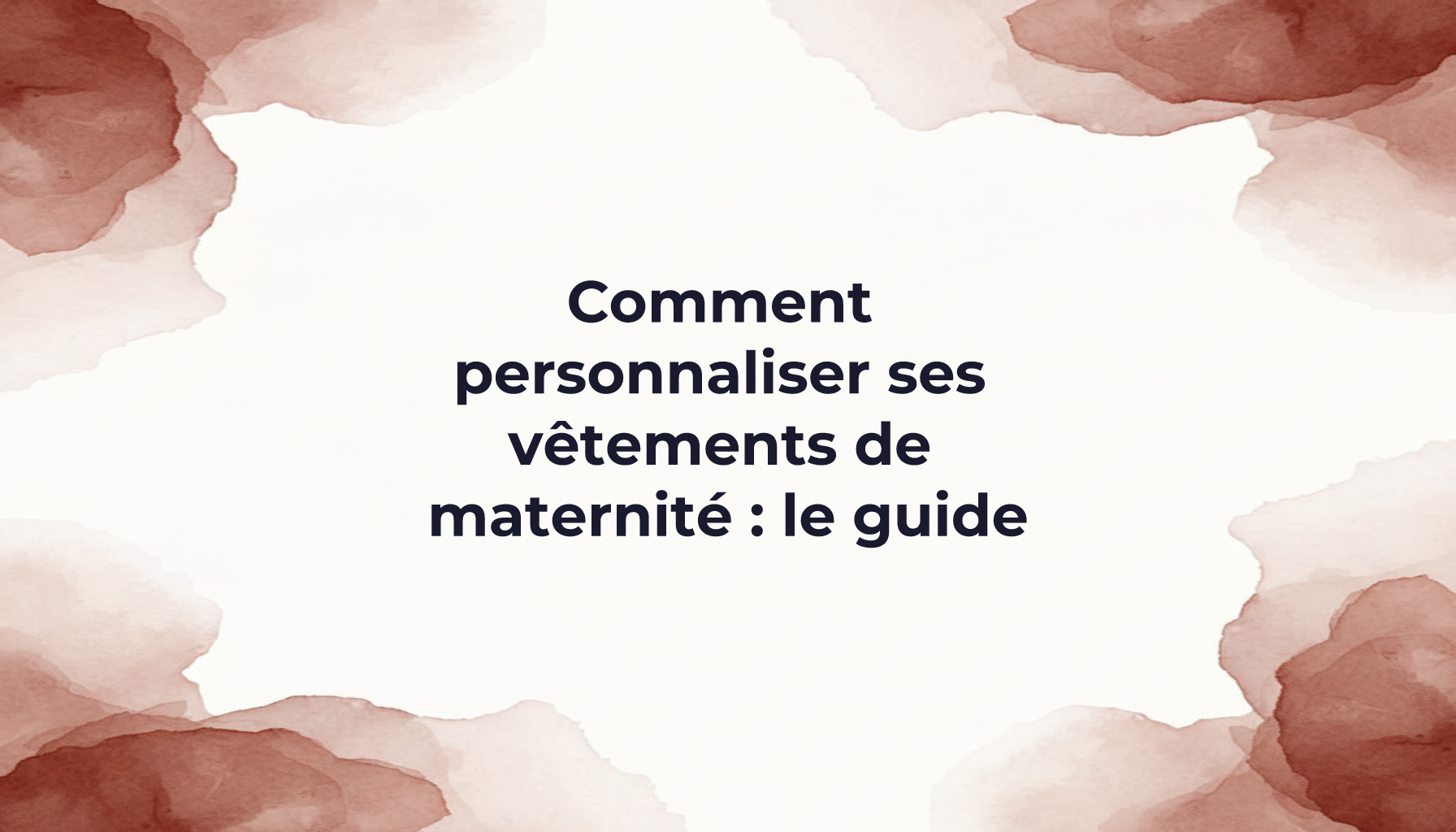 How to Personalize Your Maternity Clothes: A Guide