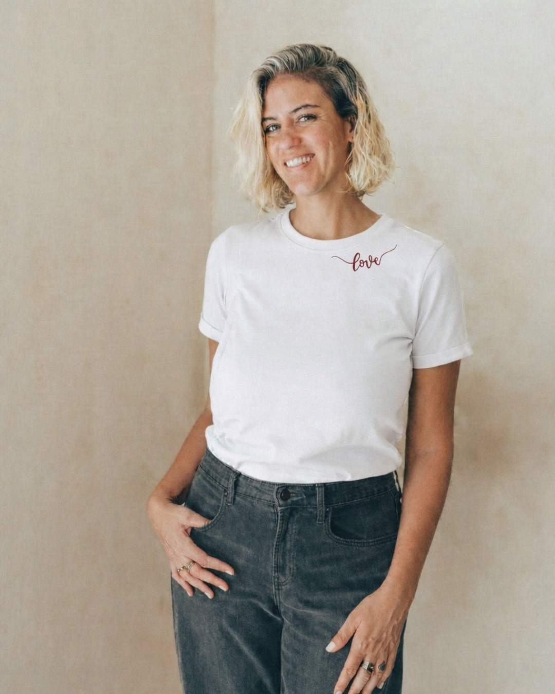 tshirt d'allaitement face avec broderie bordeaux