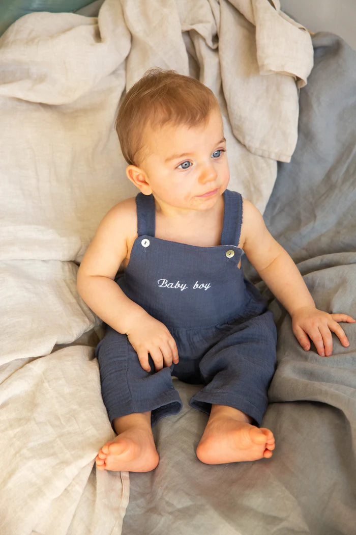 Salopette gaze marine