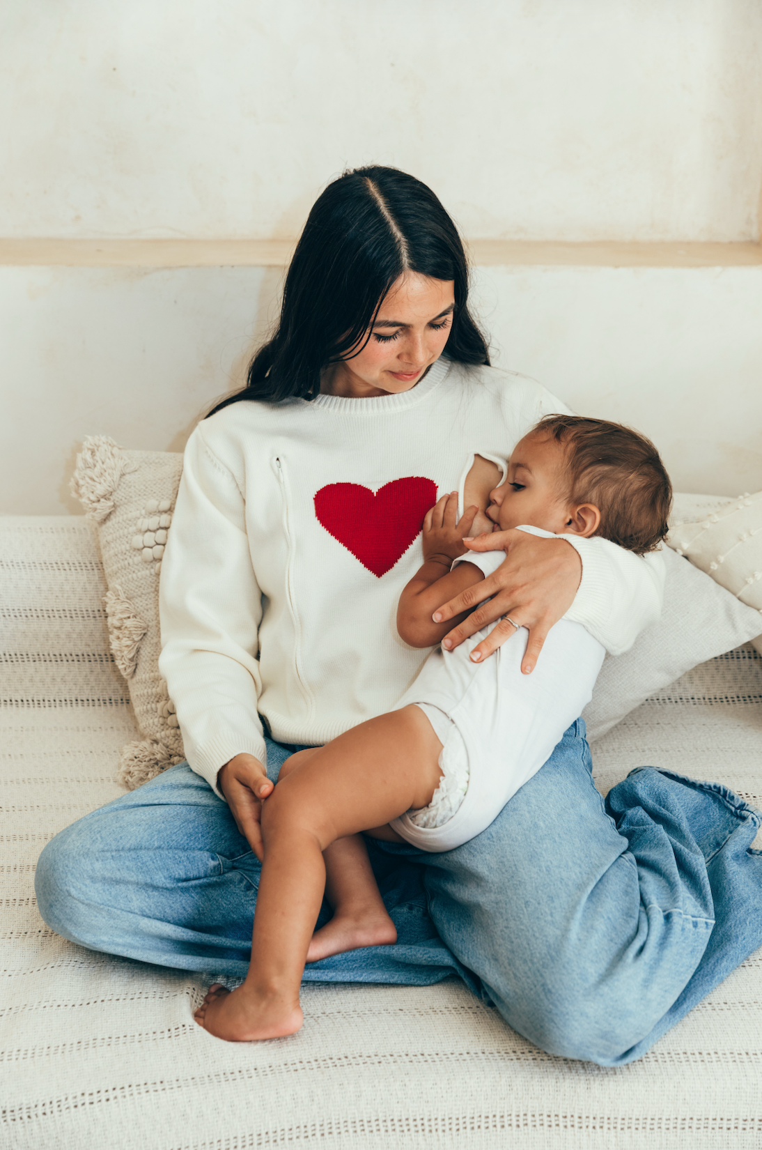 Pull d'allaitement RED HEART