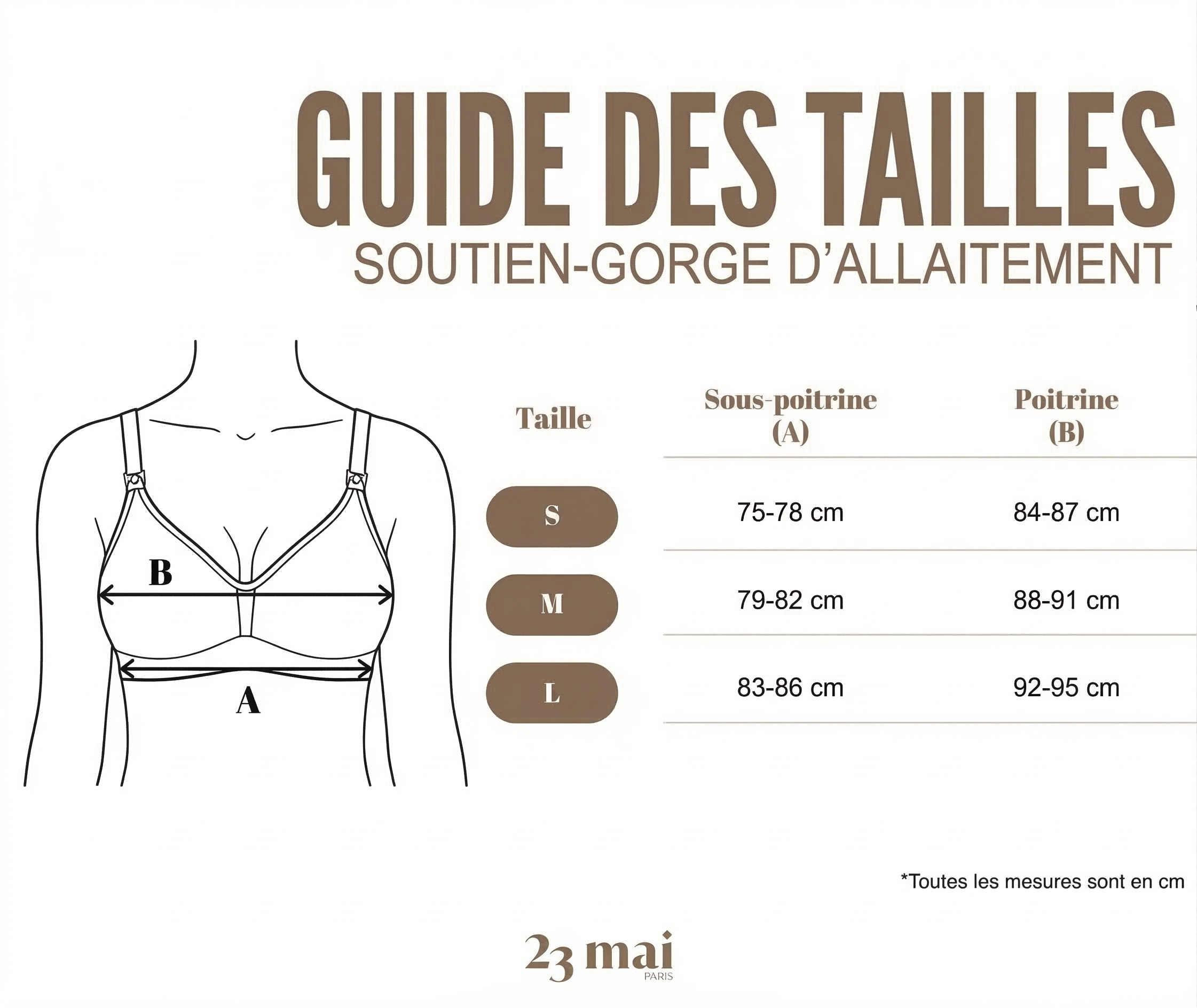 Soutien-gorge allaitement noir