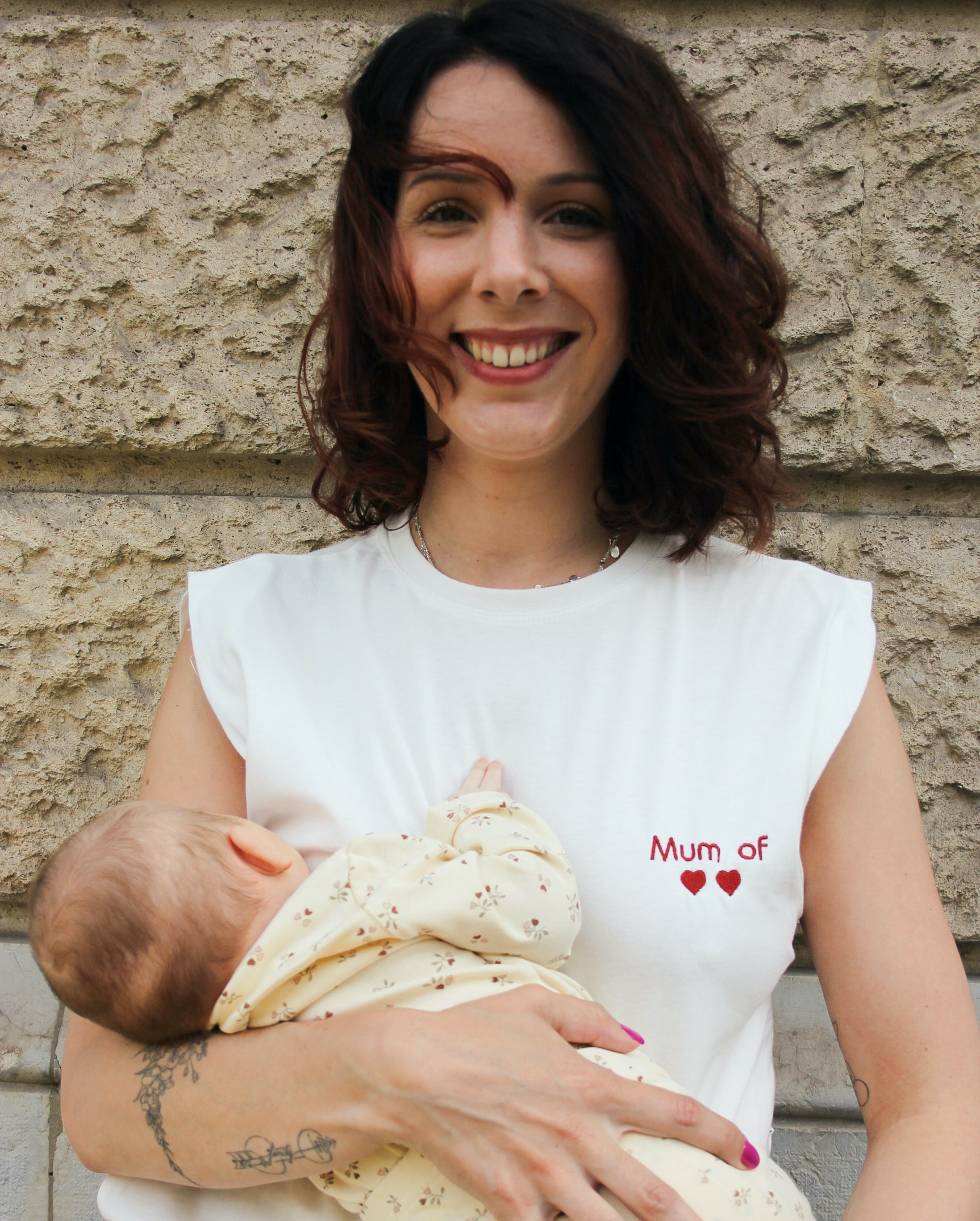 Débardeur d'allaitement #MOMMY