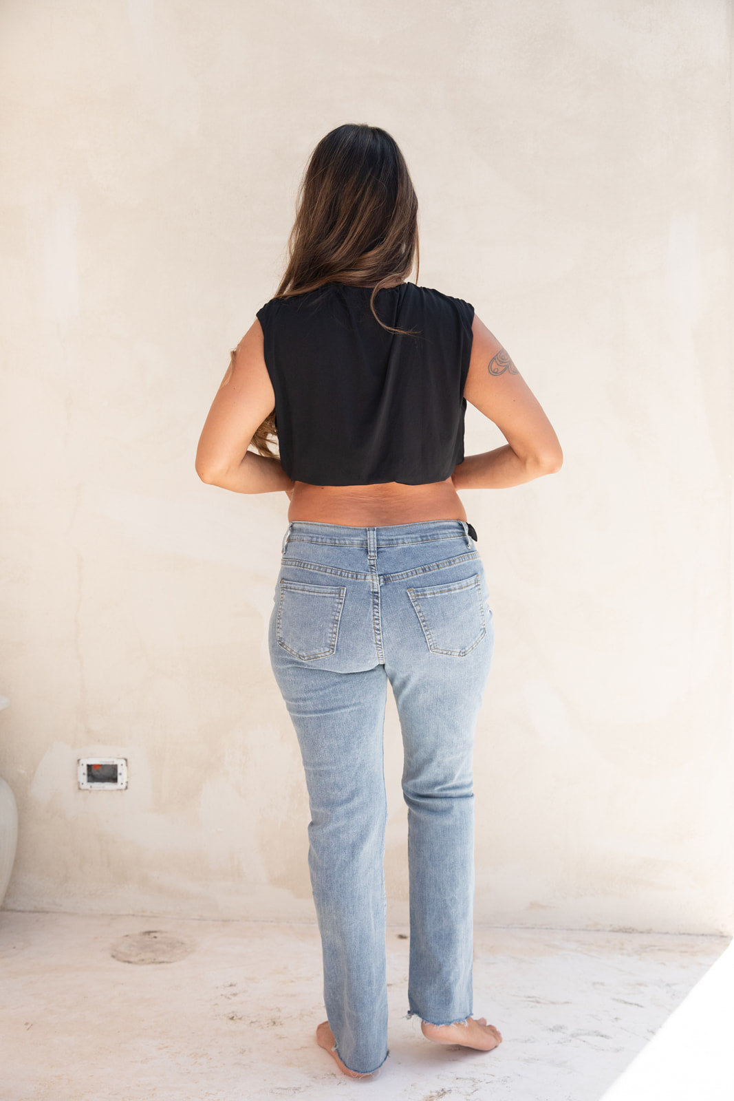 Adjustable maternity jeans