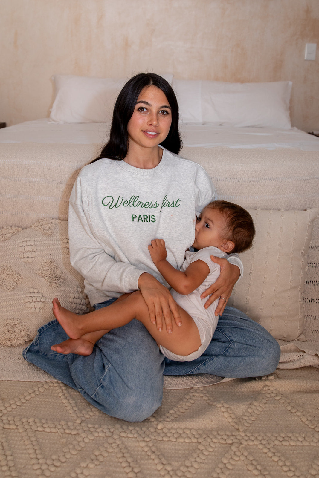 Sweat-shirt d'allaitement Wellness