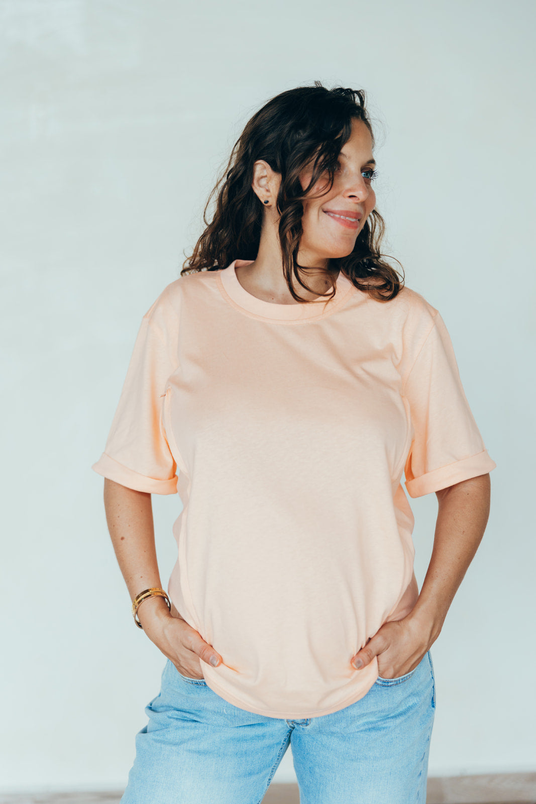T-shirt d'allaitement MANDARINE