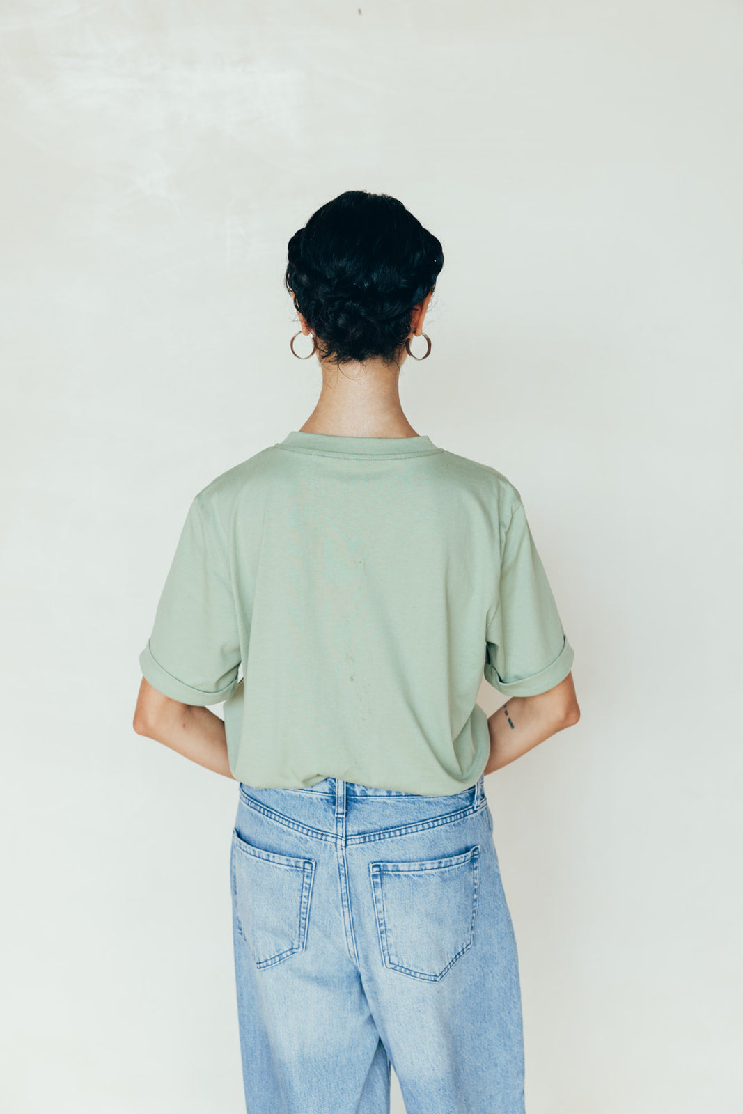 T-shirt d'allaitement VERT SAUGE