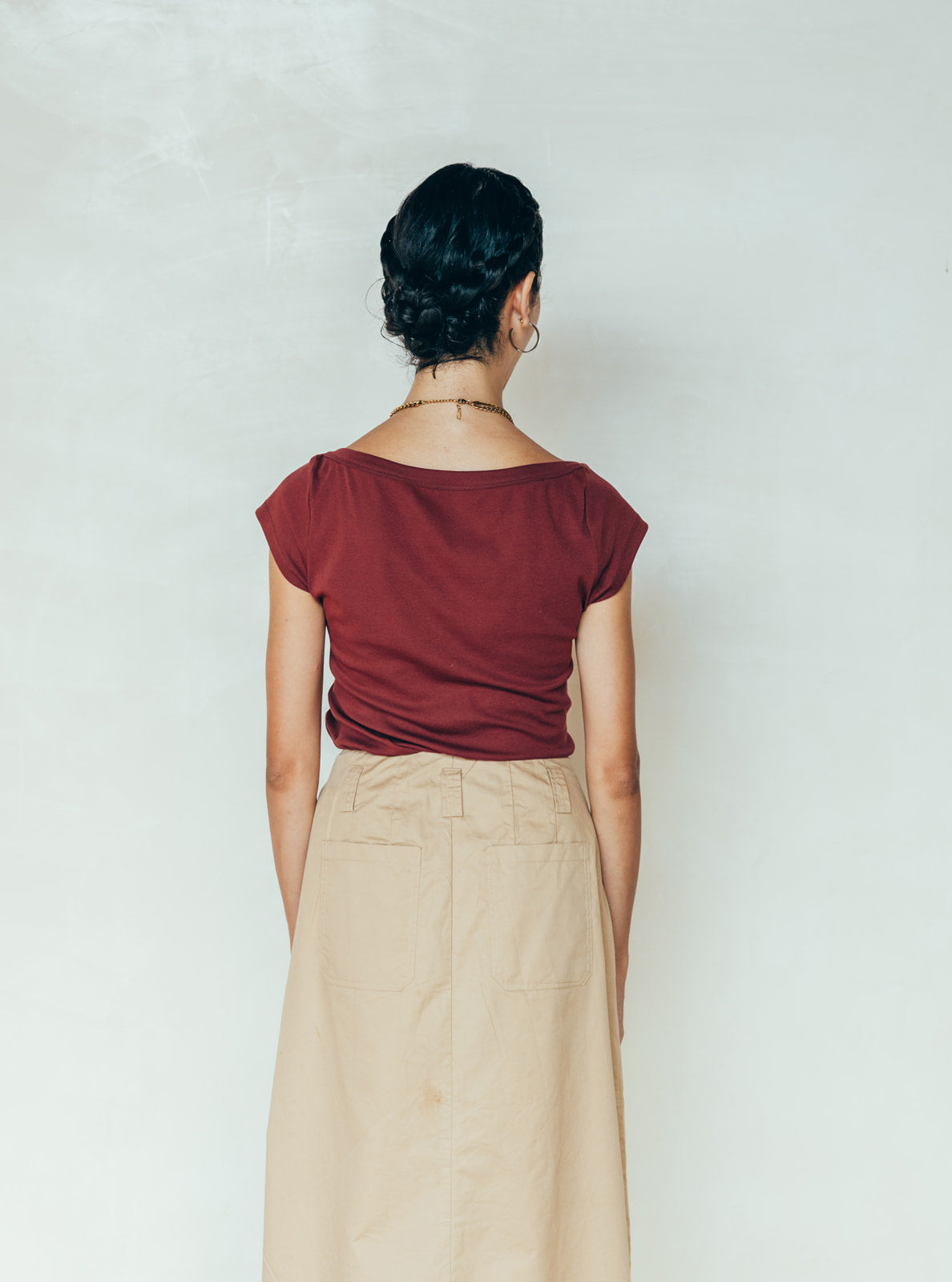 T-shirt d'allaitement BORDEAUX