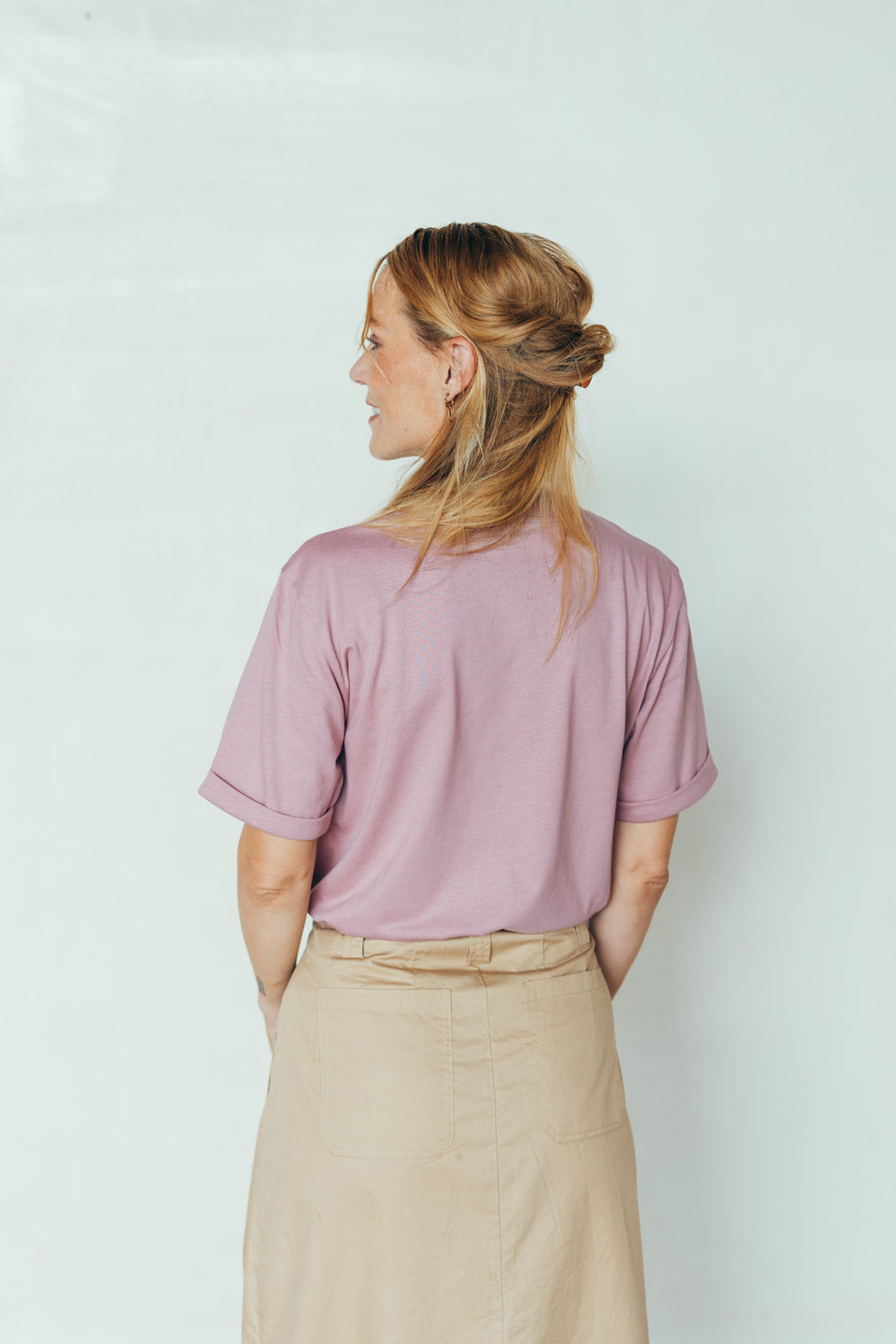 T-shirt d'allaitement VIEUX ROSE