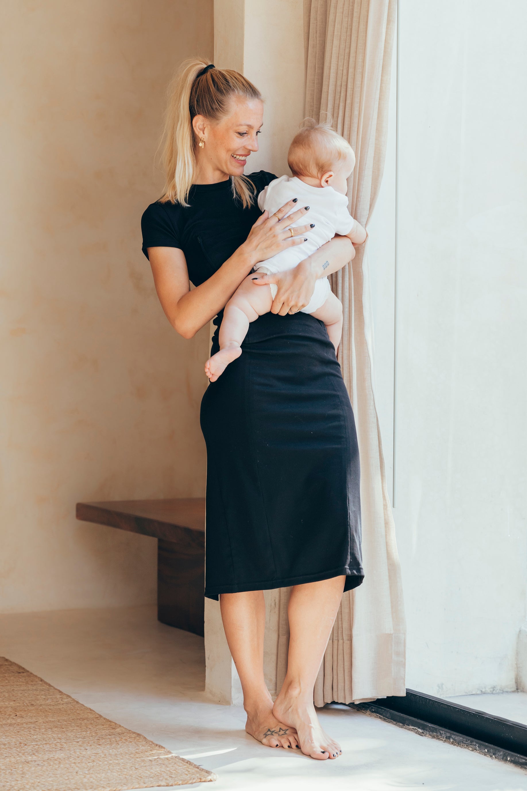 black nursing dress