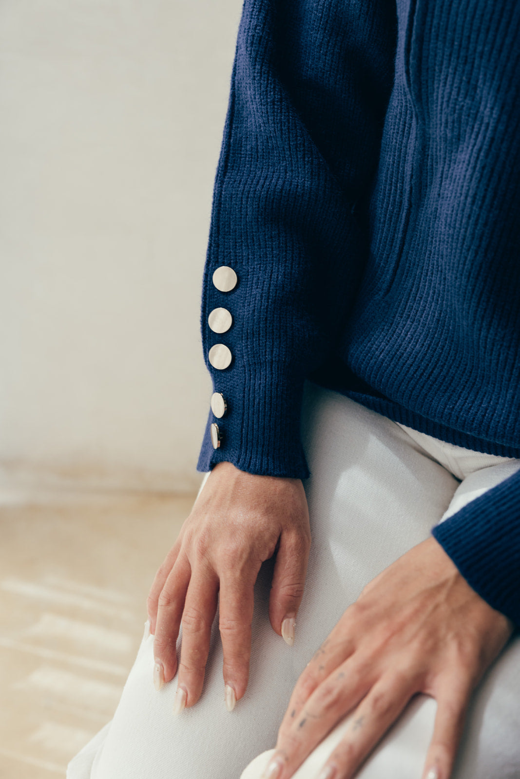 Pull d'allaitement marine COSSIMA