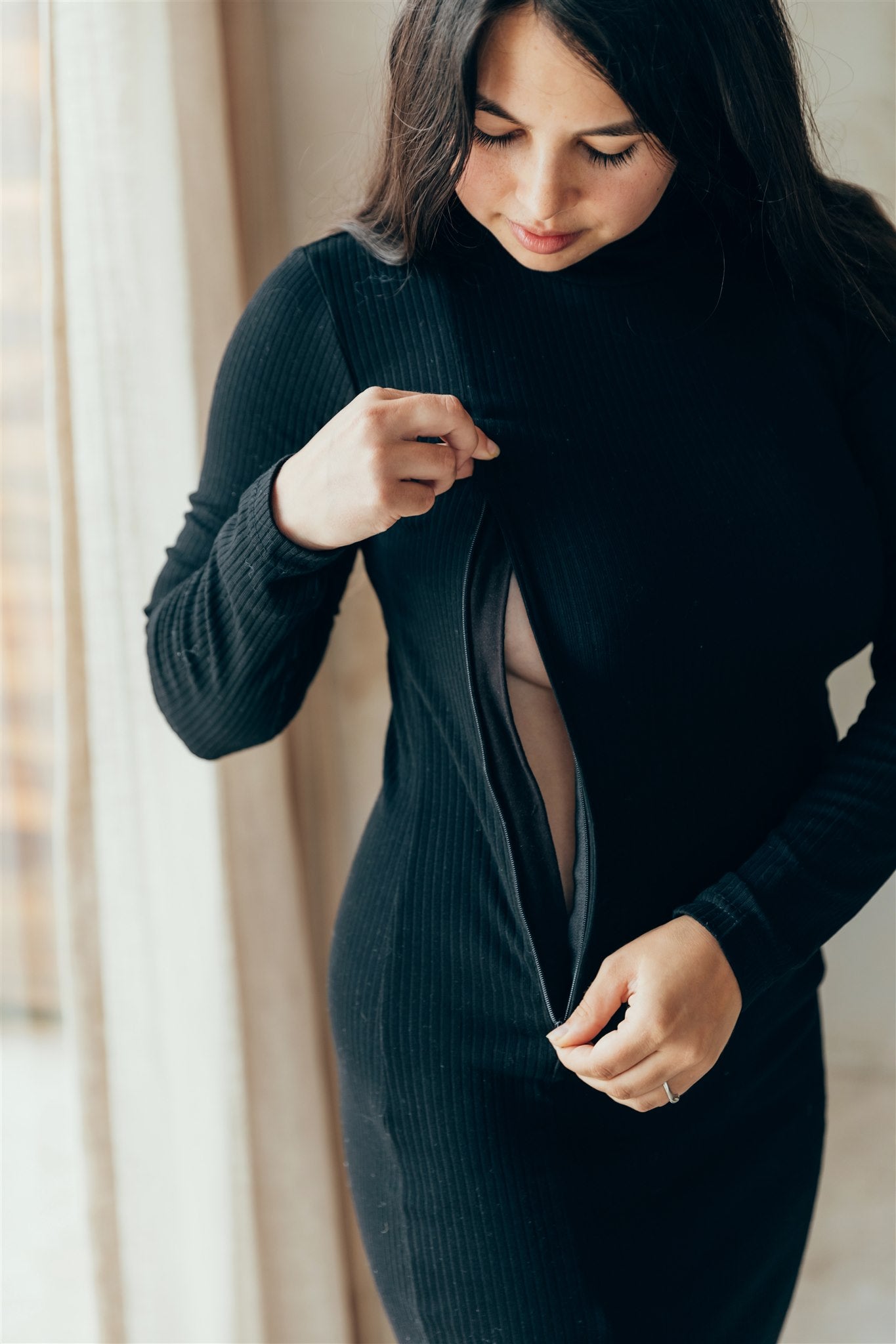 Robe d'allaitement coton OLIVIA