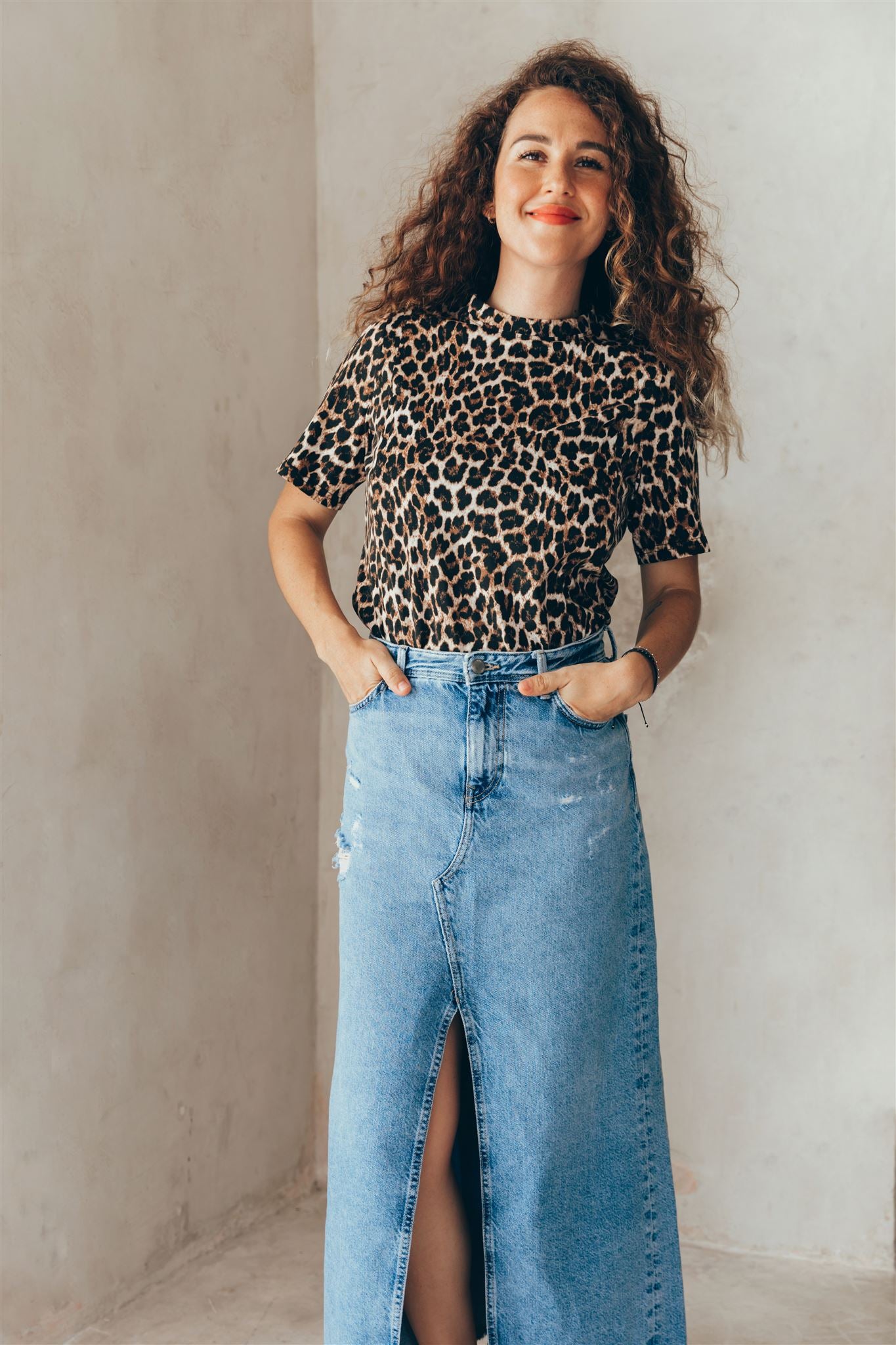 T-shirt d'allaitement LEOPARD