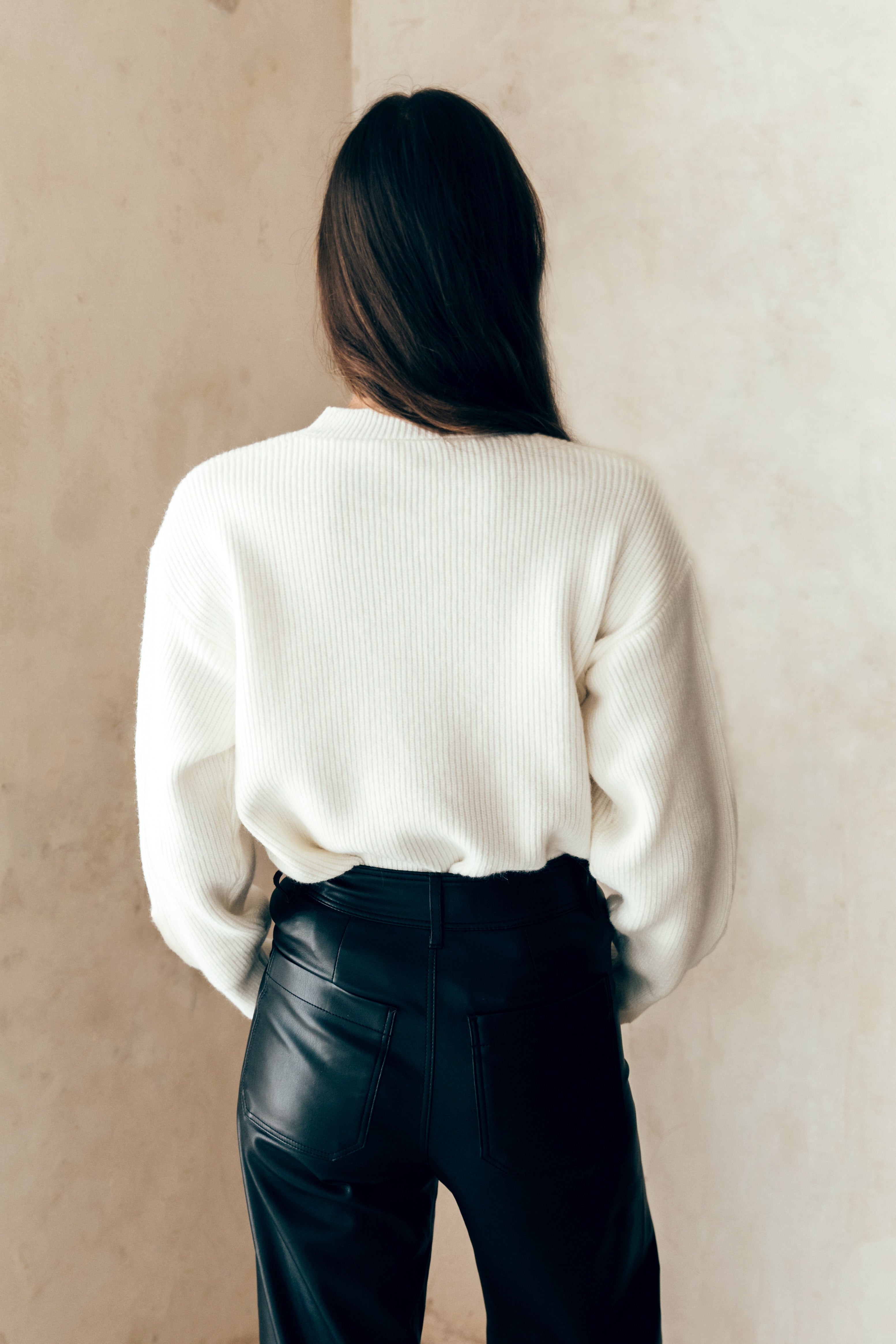 Pull d'allaitement écru COSSIMA