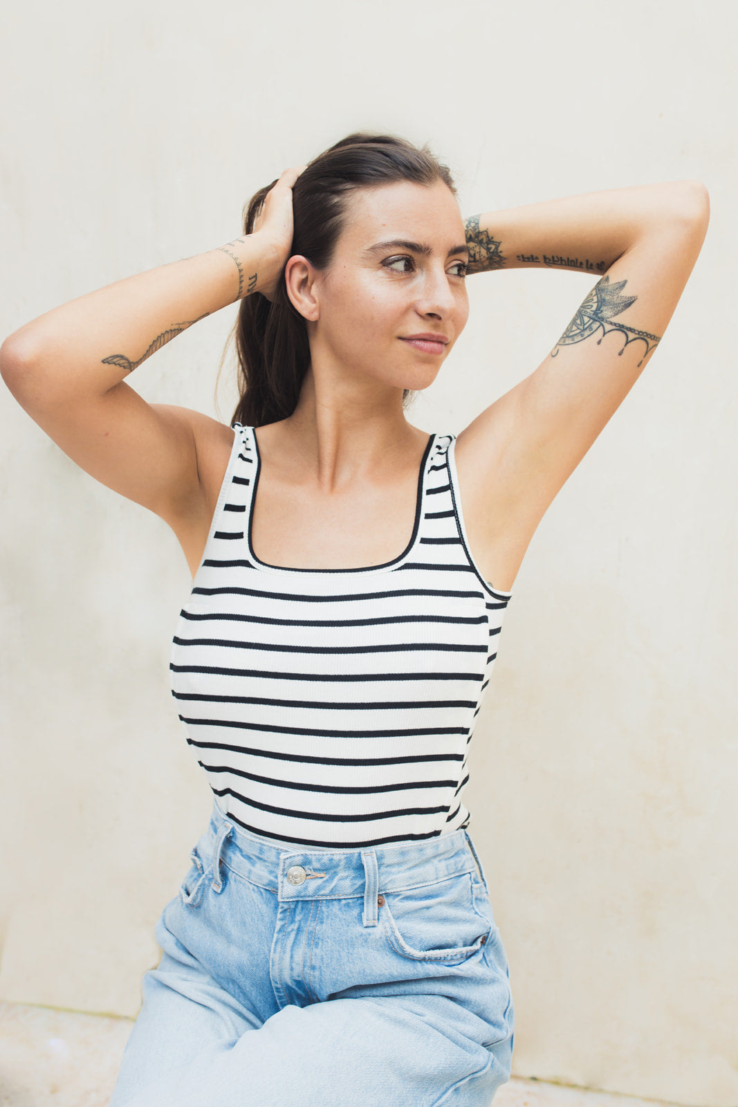 MARINIÈRE nursing tank top