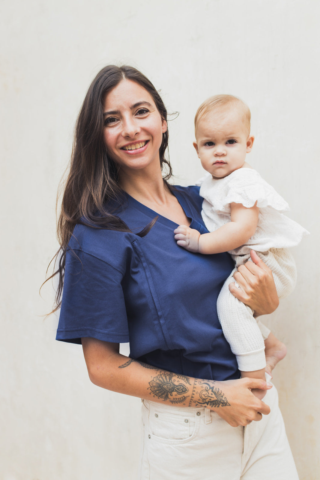 Breastfeeding t-shirt MARINE