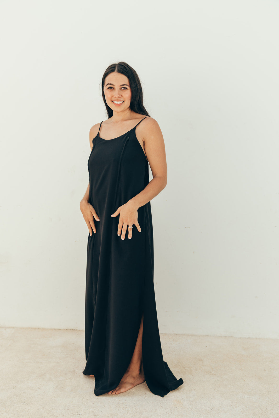 Stillkleid INDIA schwarz