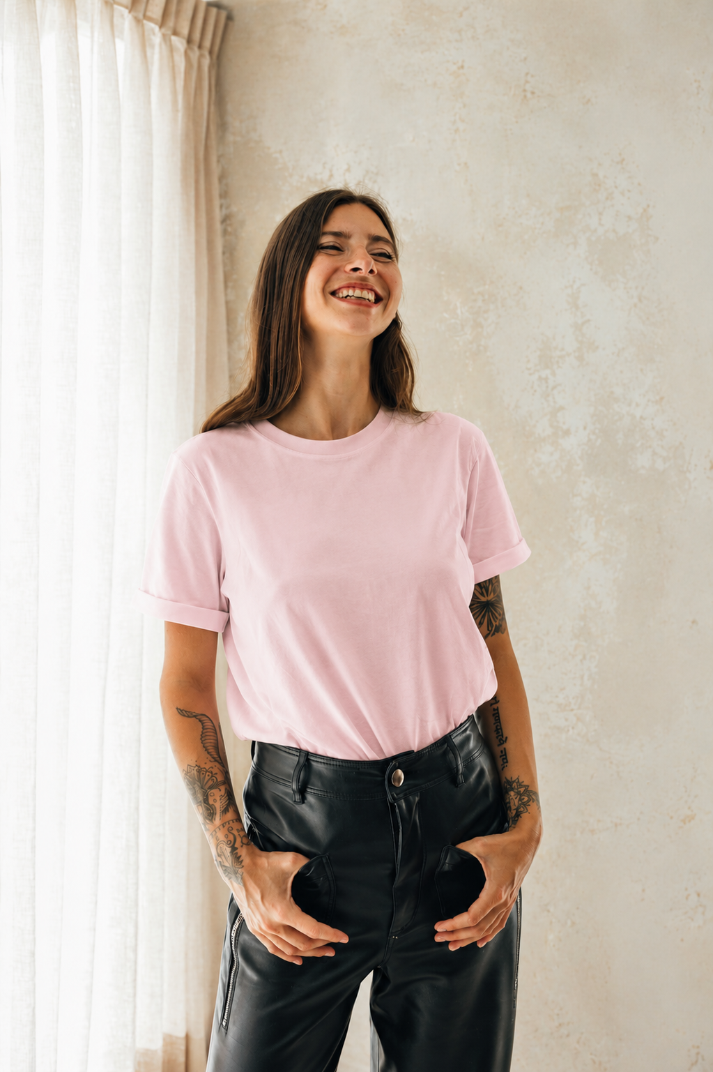 T-shirt d'allaitement rose