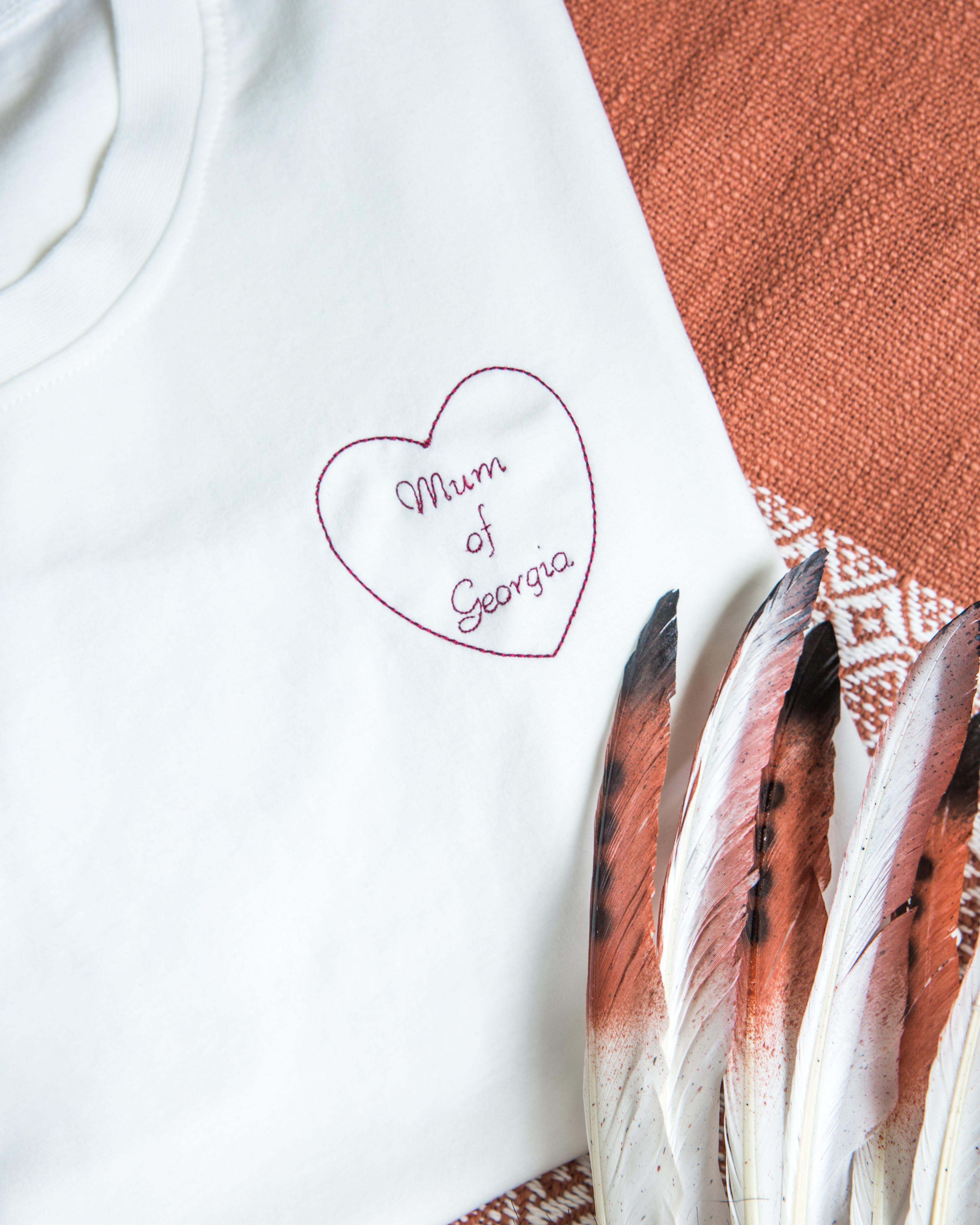 customizable women's tshirt heart to heart