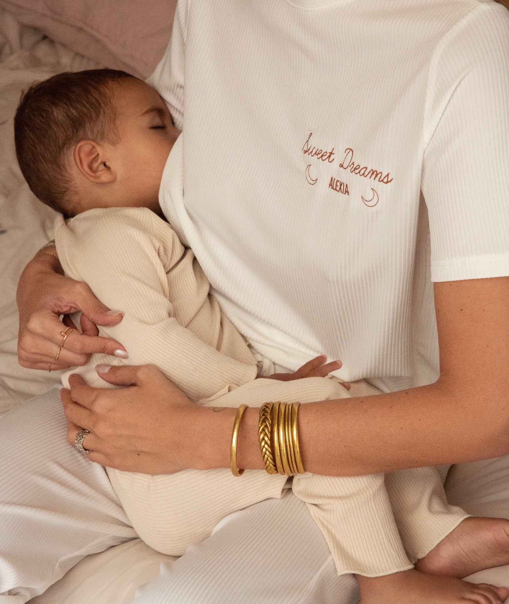 PYJAMAS D'ALLAITEMENT Blanc