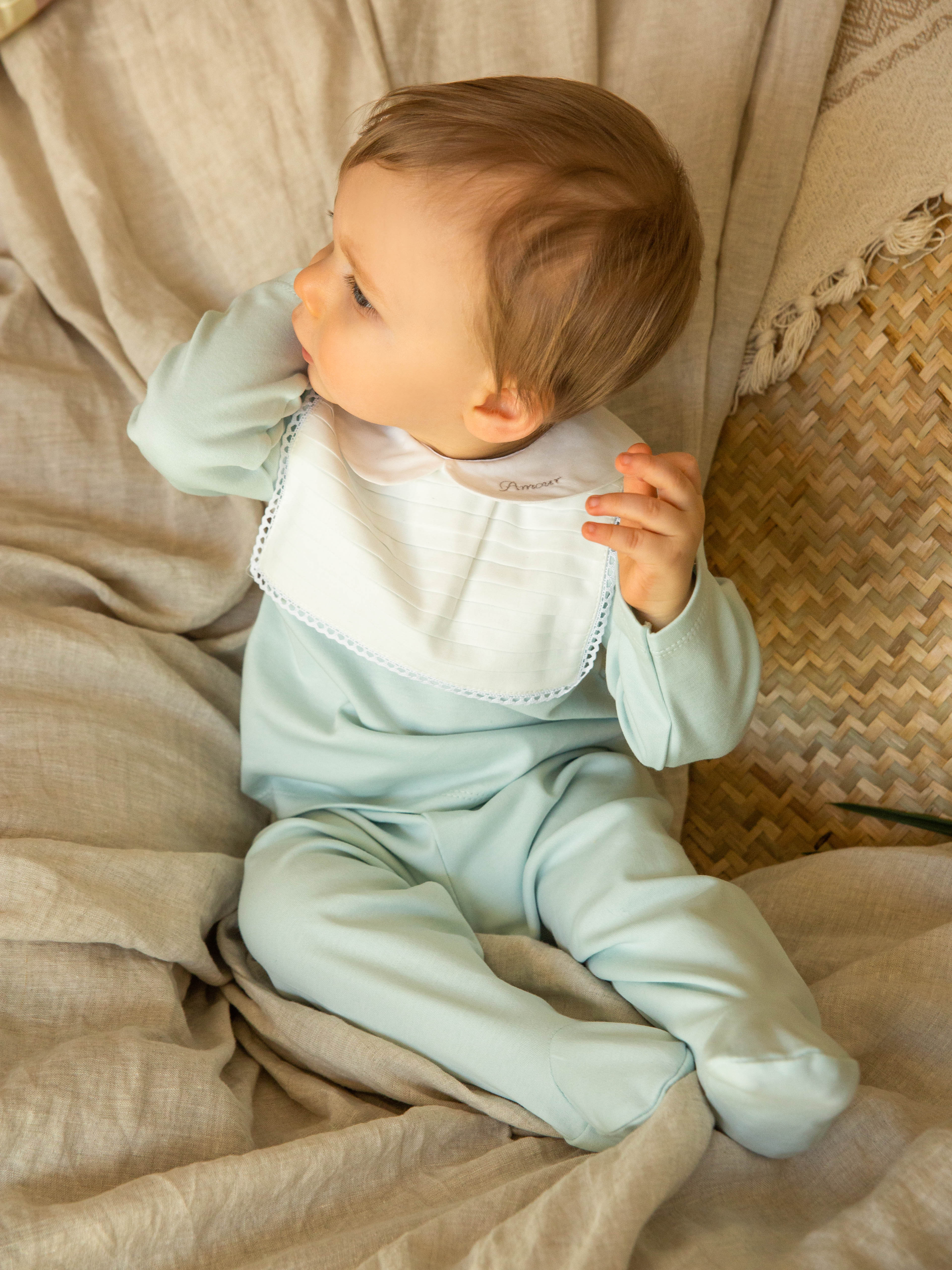 Wassergrünes Unisex-Set