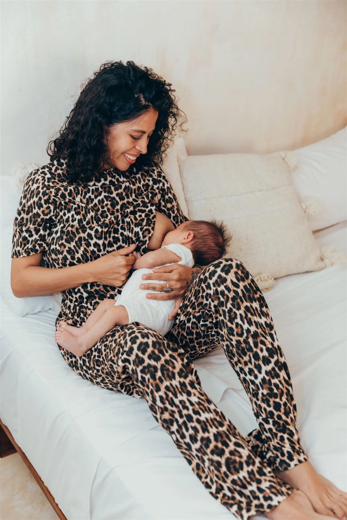 Still-Pyjama mit Leopardenmuster 