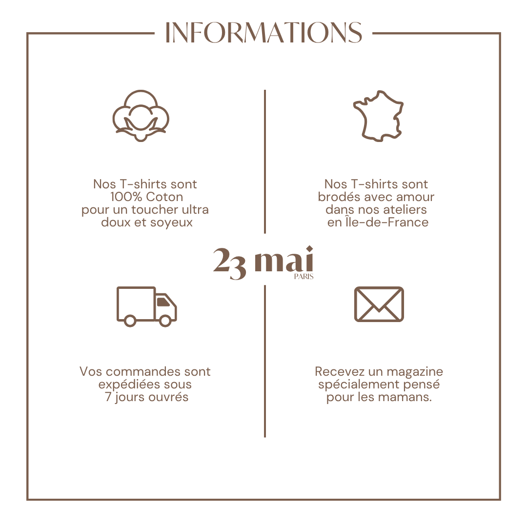 T-shirt d'allaitement AMORE