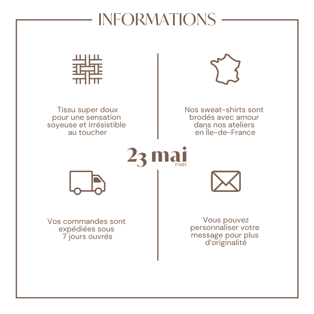 Sweat-shirt OPEN BAR d'allaitement kaffa