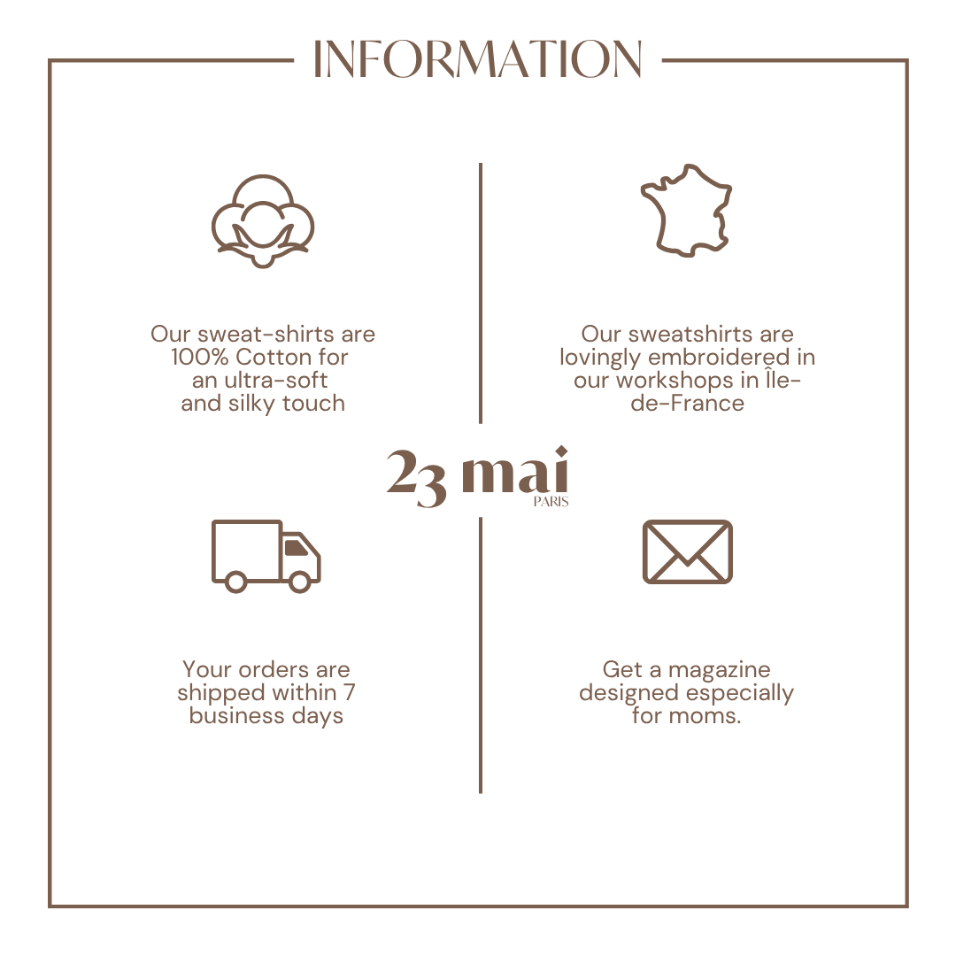 Sweat-shirt d'allaitement MILK