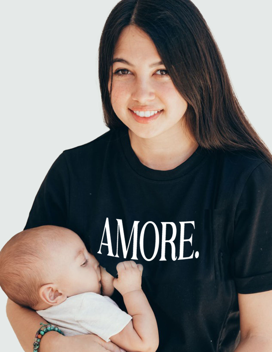 T-shirt d'allaitement AMORE