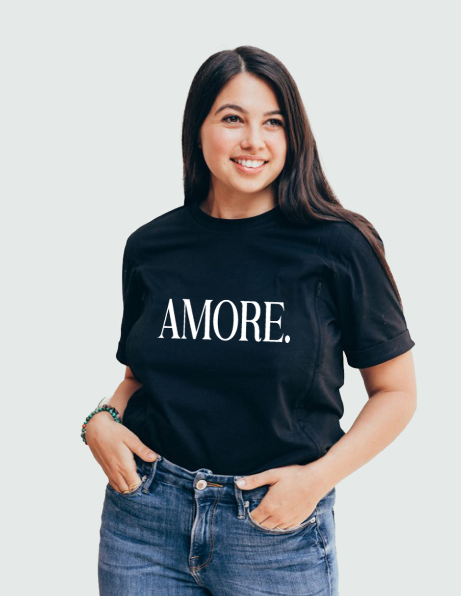 T-shirt d'allaitement AMORE