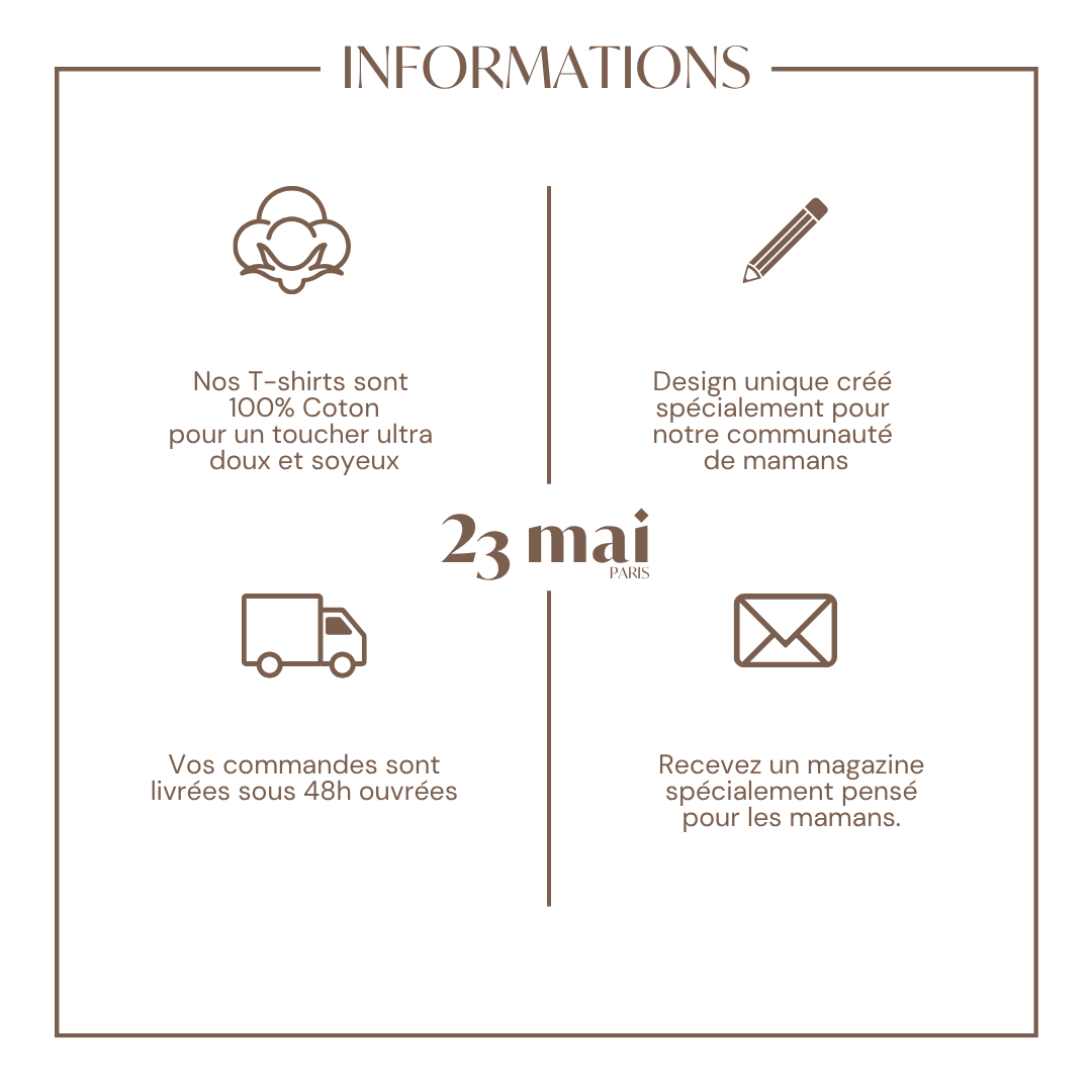 T-shirt d'allaitement ROUGE