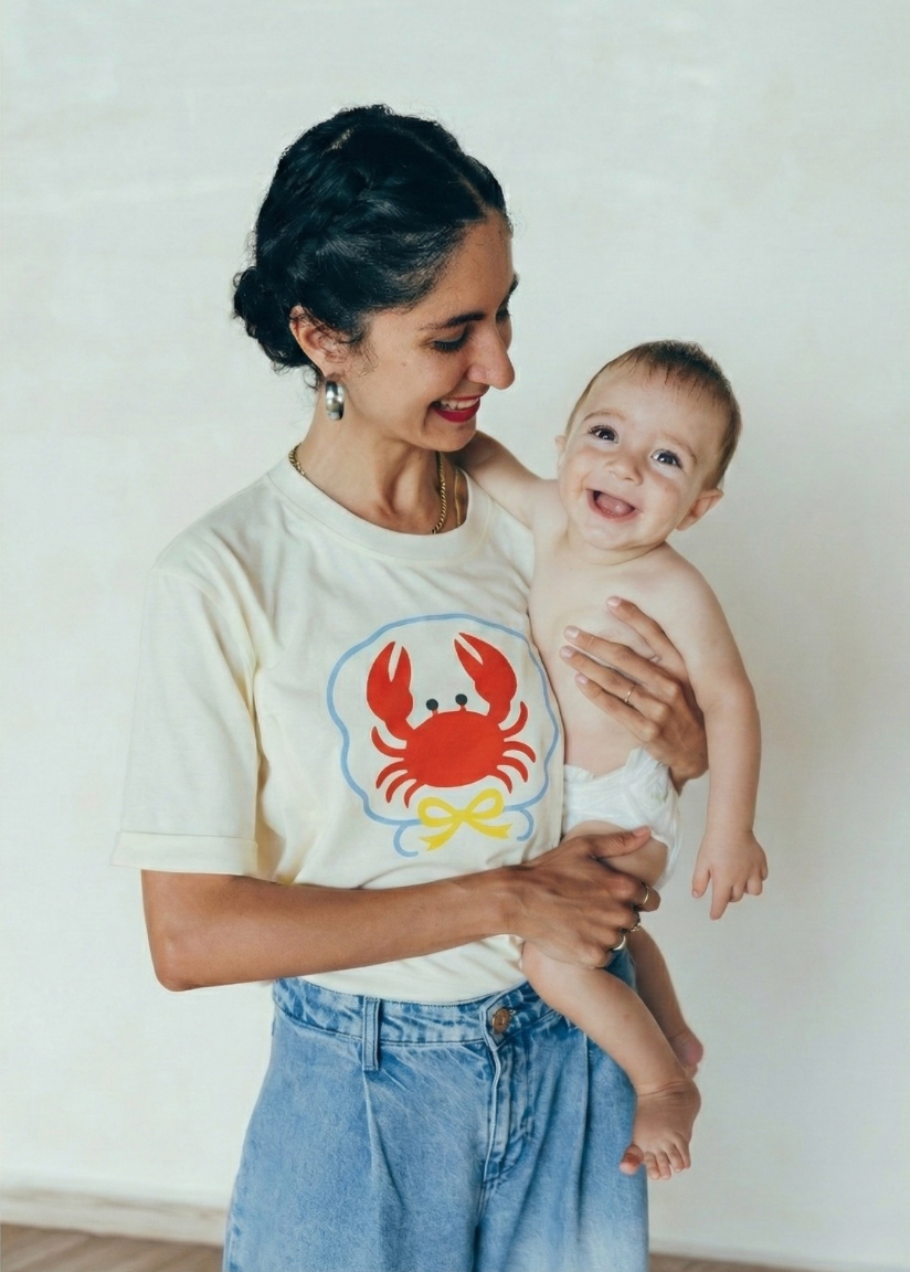 T-shirt d'allaitement CRABE