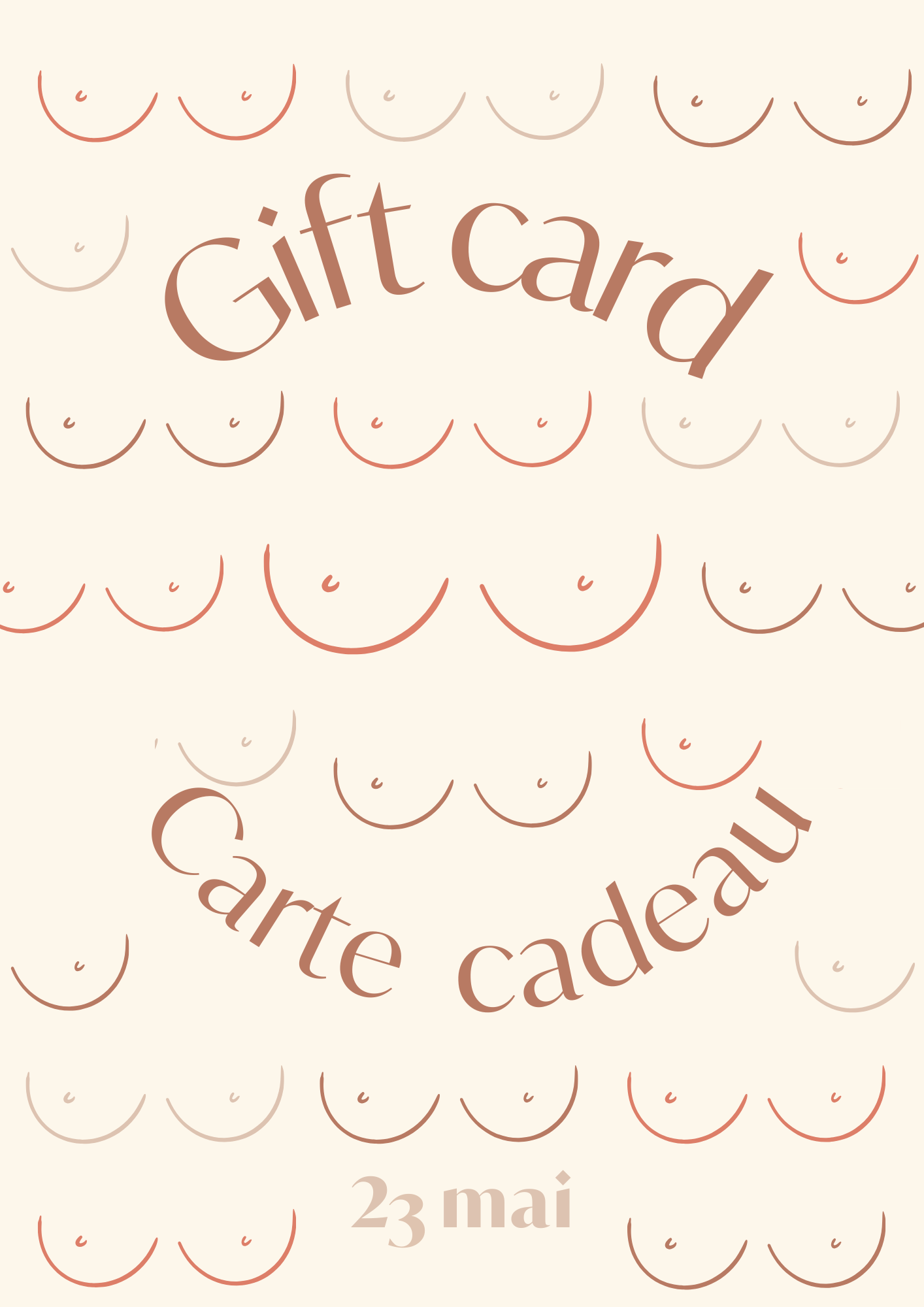 Gift Card 23 Mai Paris