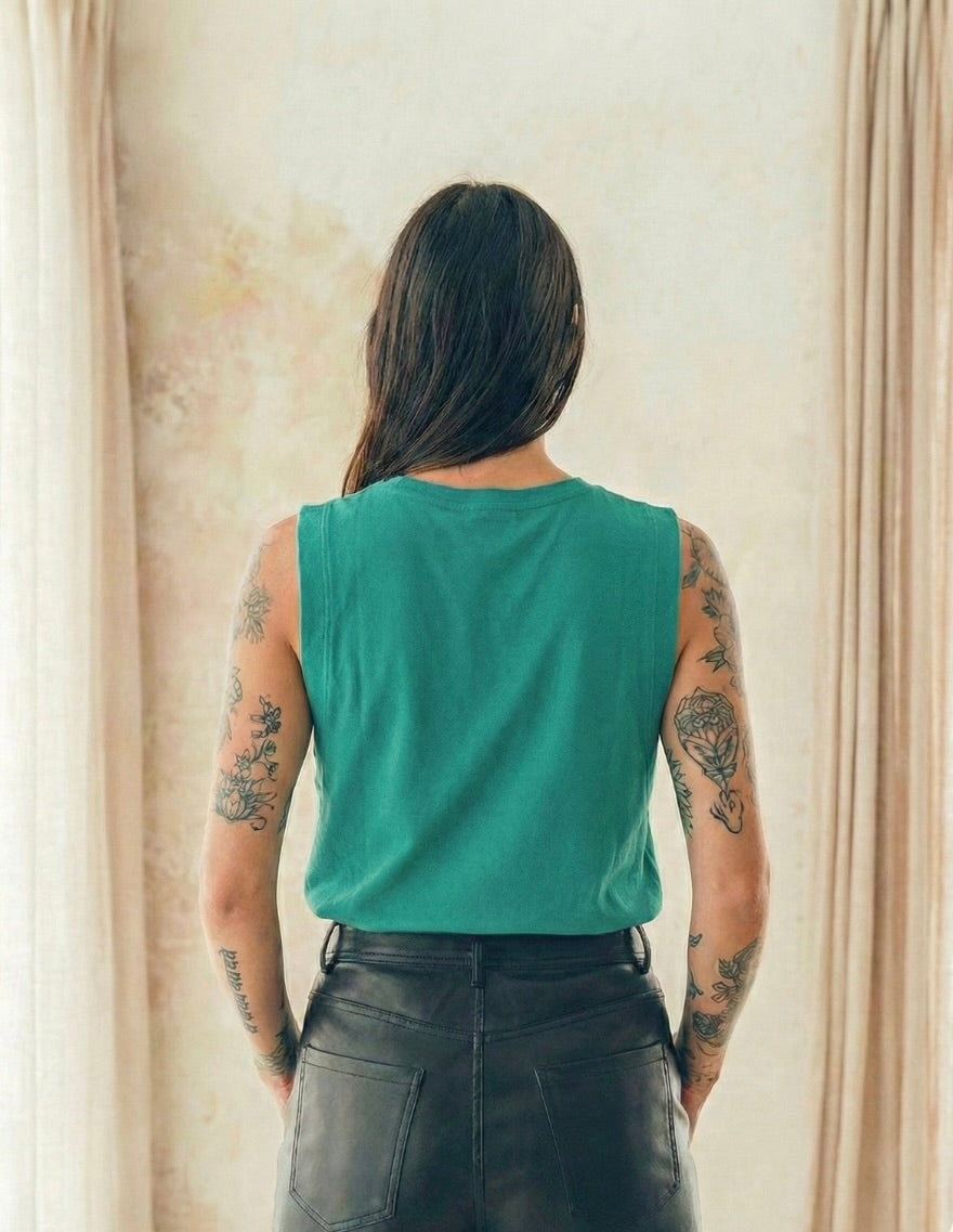 GLOW Green Nursing Tank Top