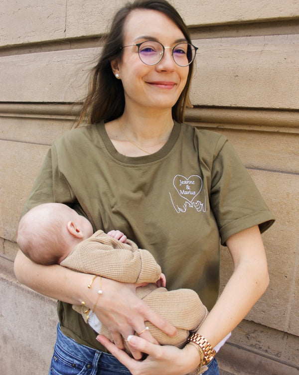 Customized AMORE Breastfeeding Tshirt