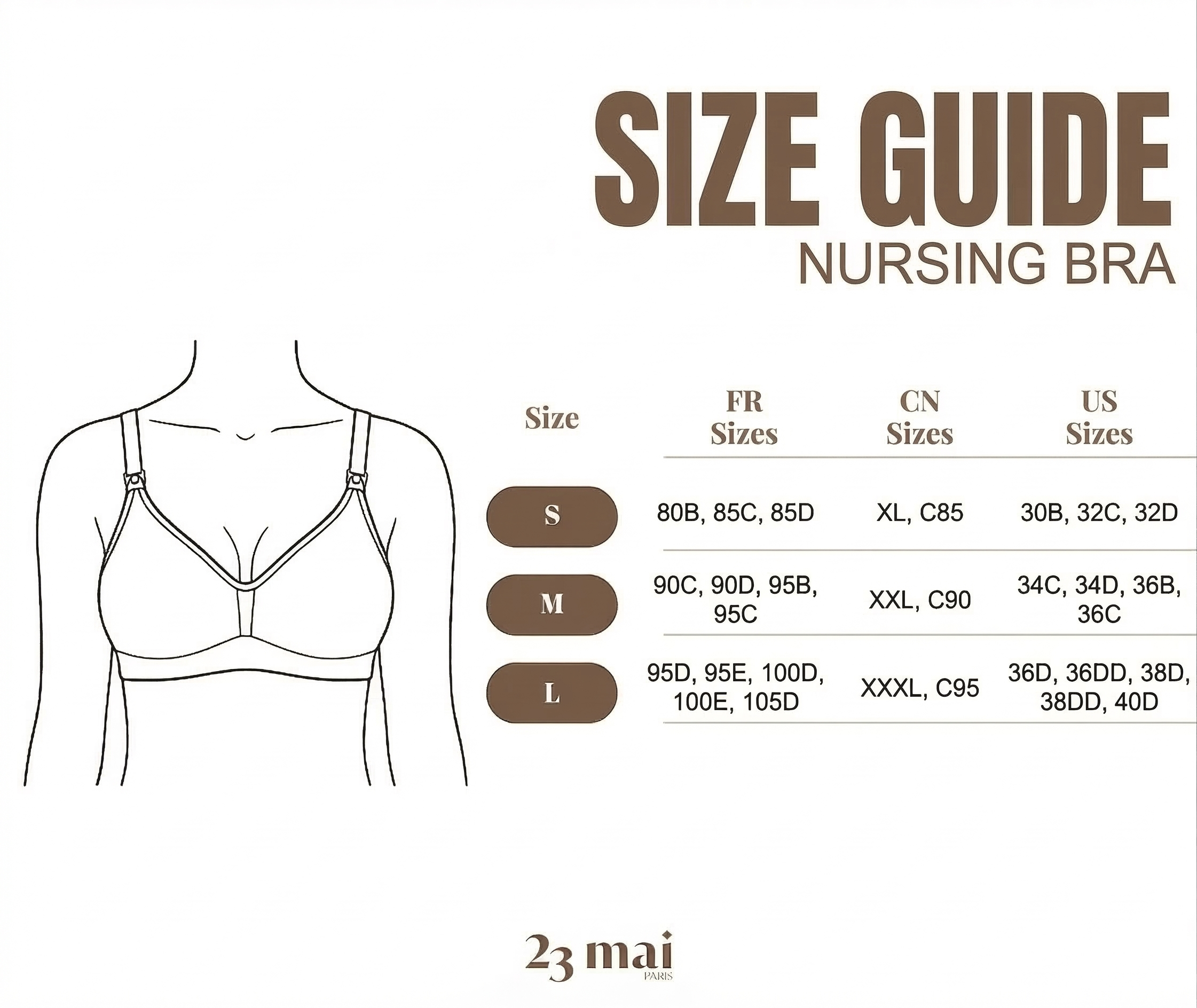 Soutien-gorge allaitement noir