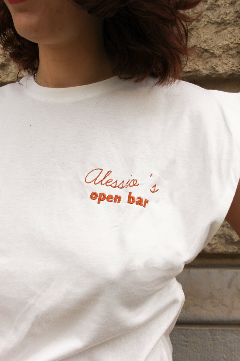 Customized OPEN BAR Breastfeeding Tshirt