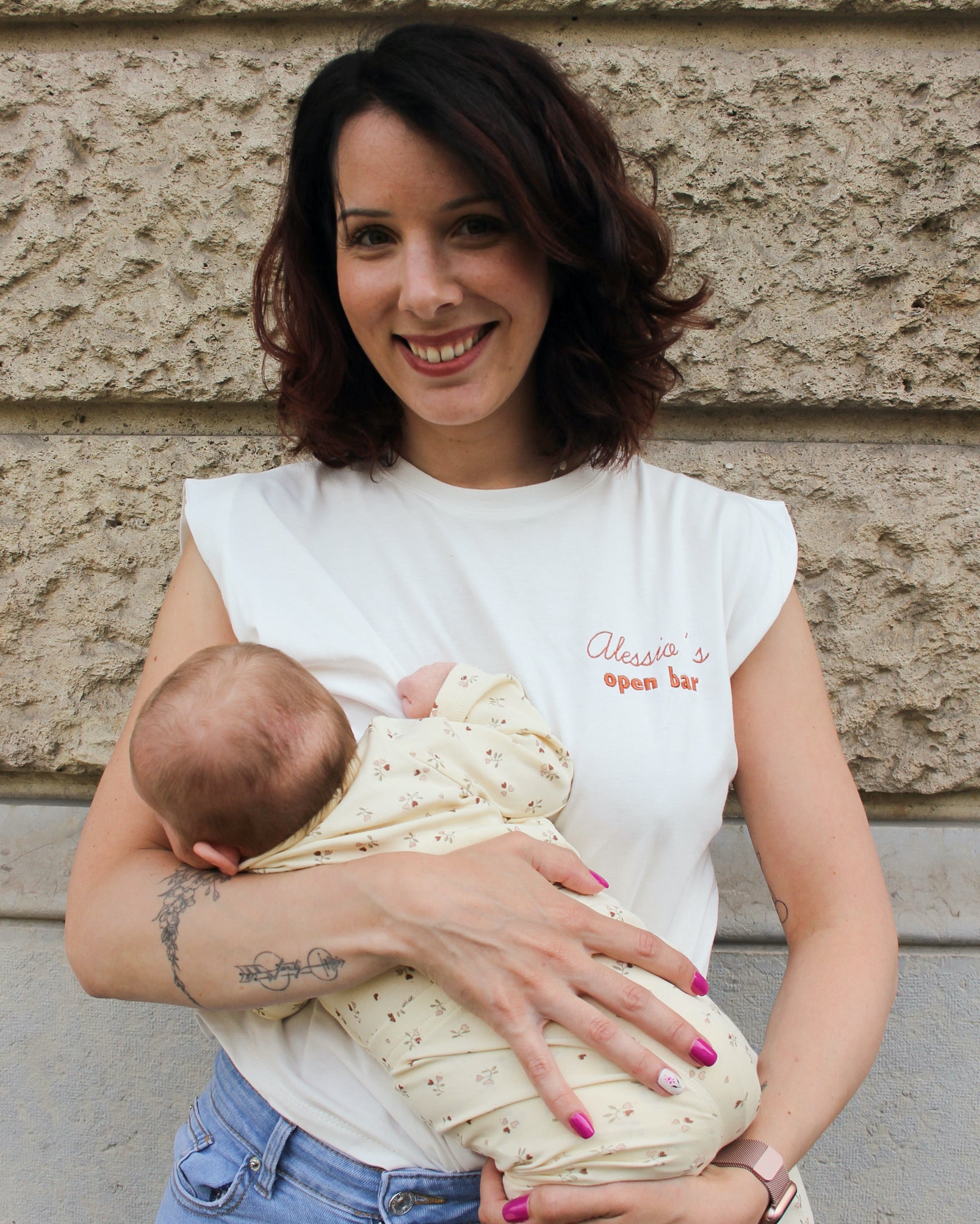 OPEN BAR nursing tank top