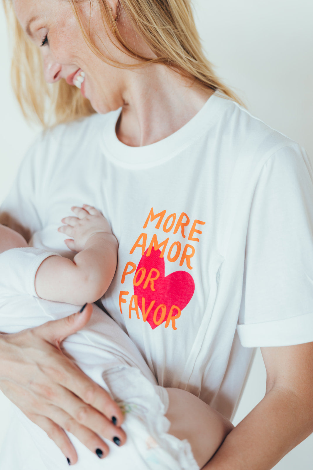 Breastfeeding t-shirt MORE LOVE