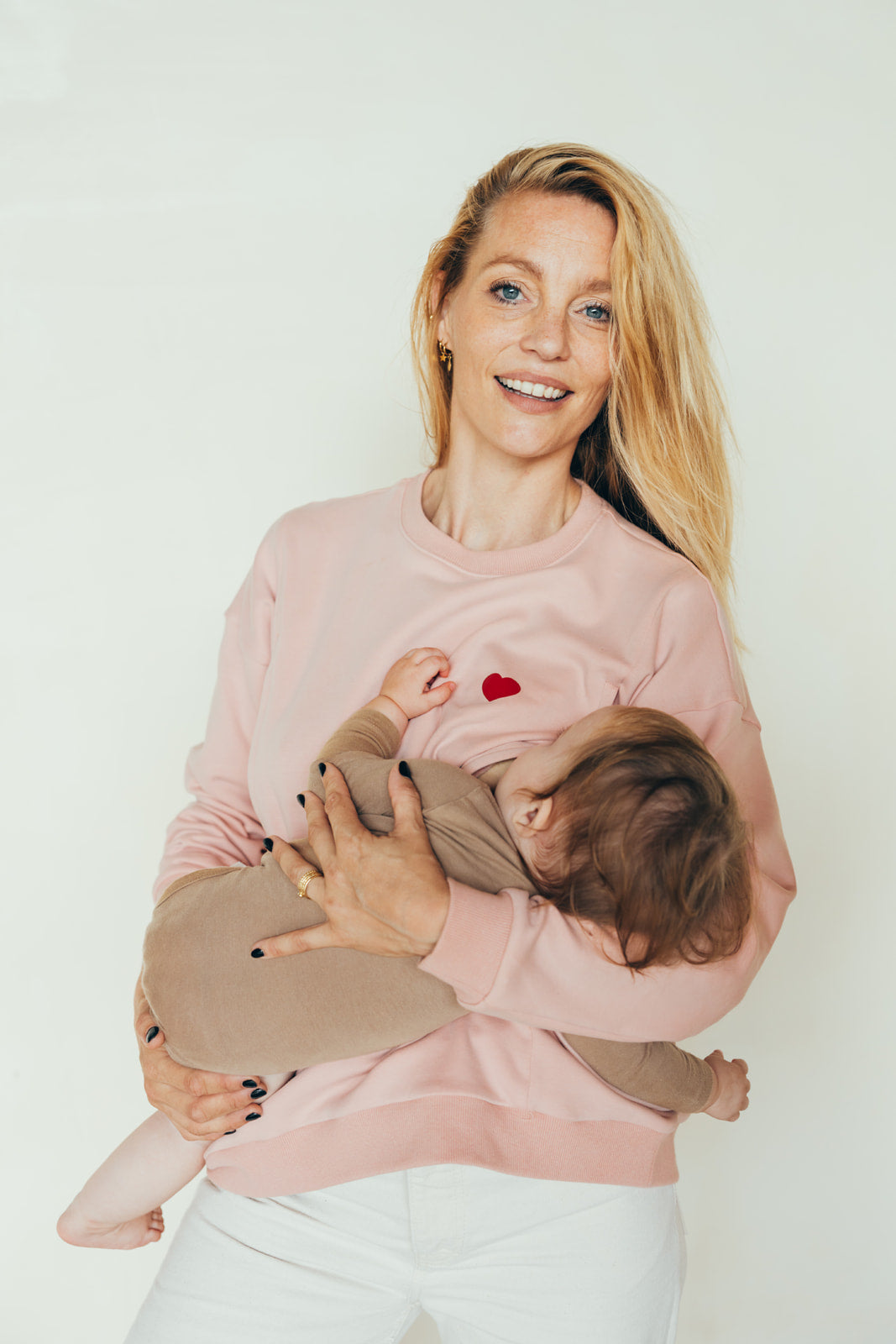 Pink Heart Nursing Sweatshirt