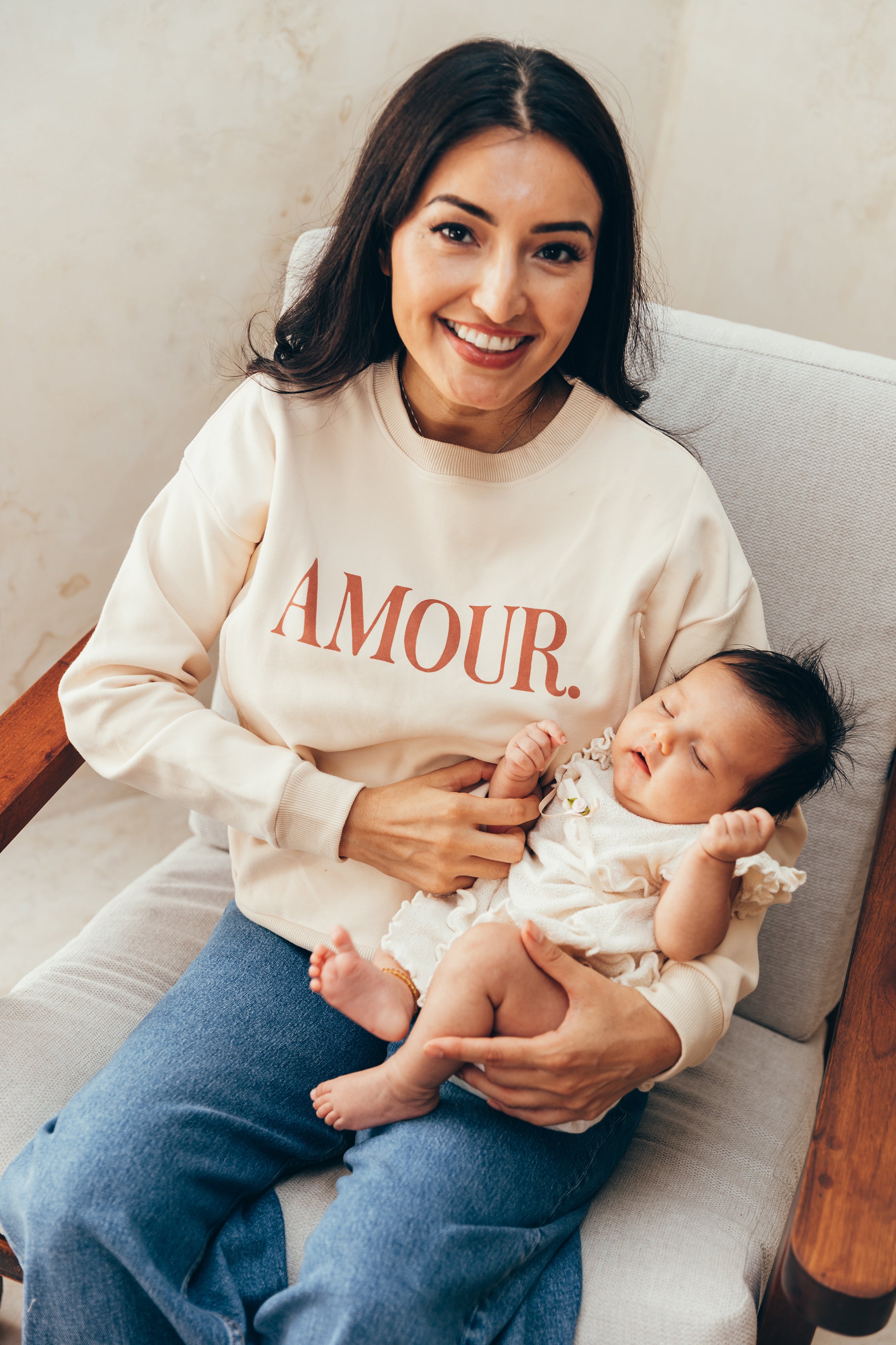 nursing sweater amour