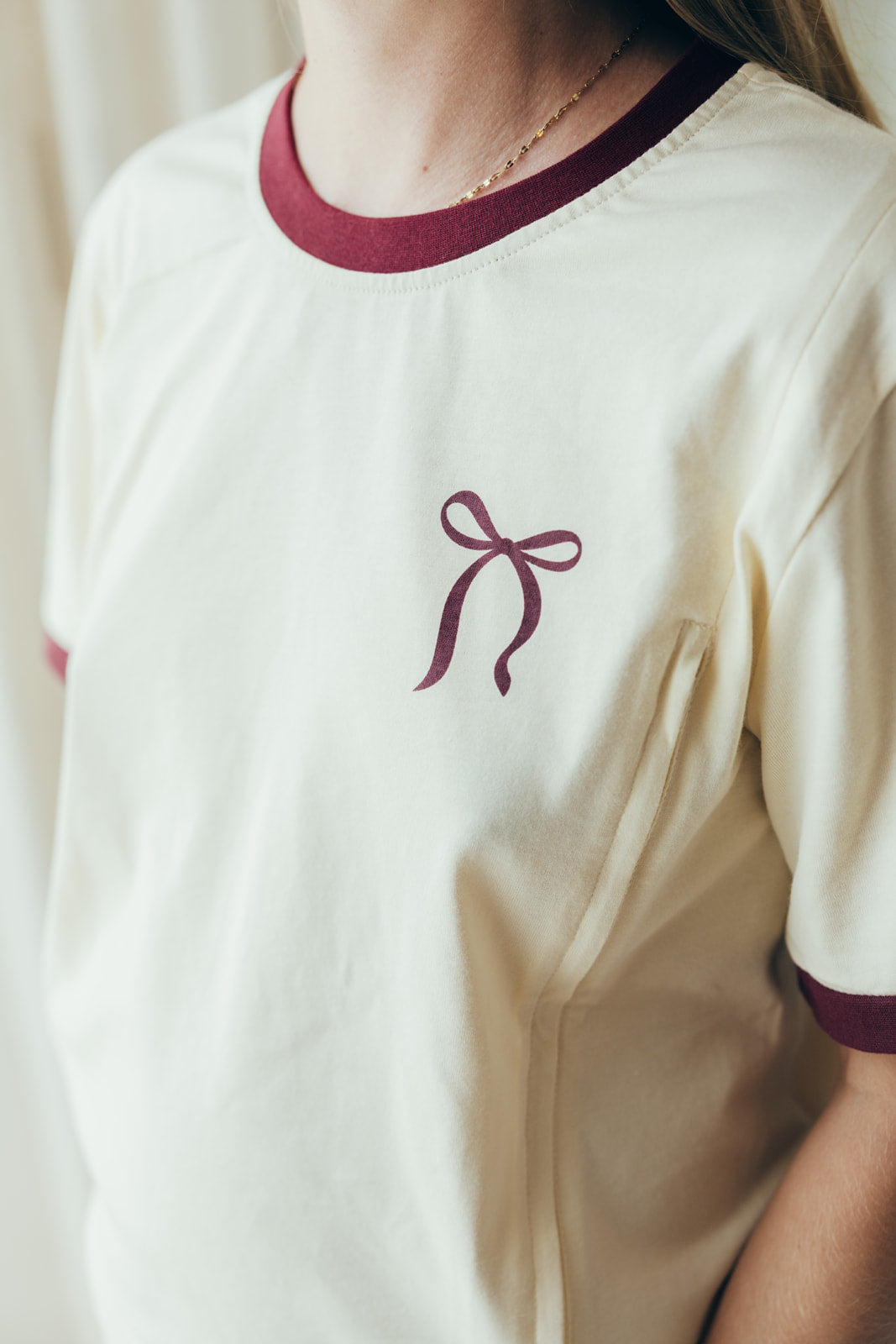 Stillshirt mit Schleife