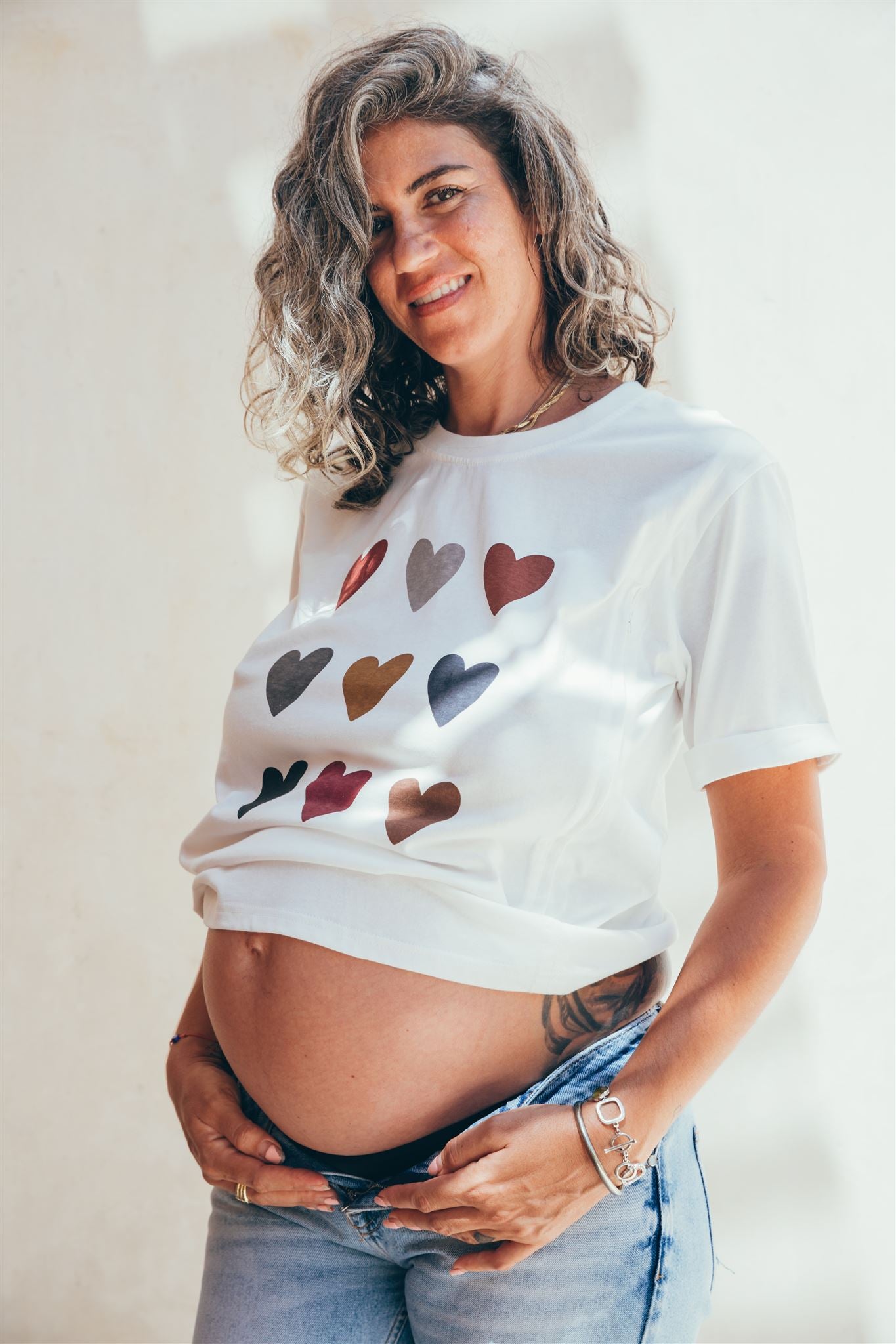 Breastfeeding t-shirt COEURS HIVER 