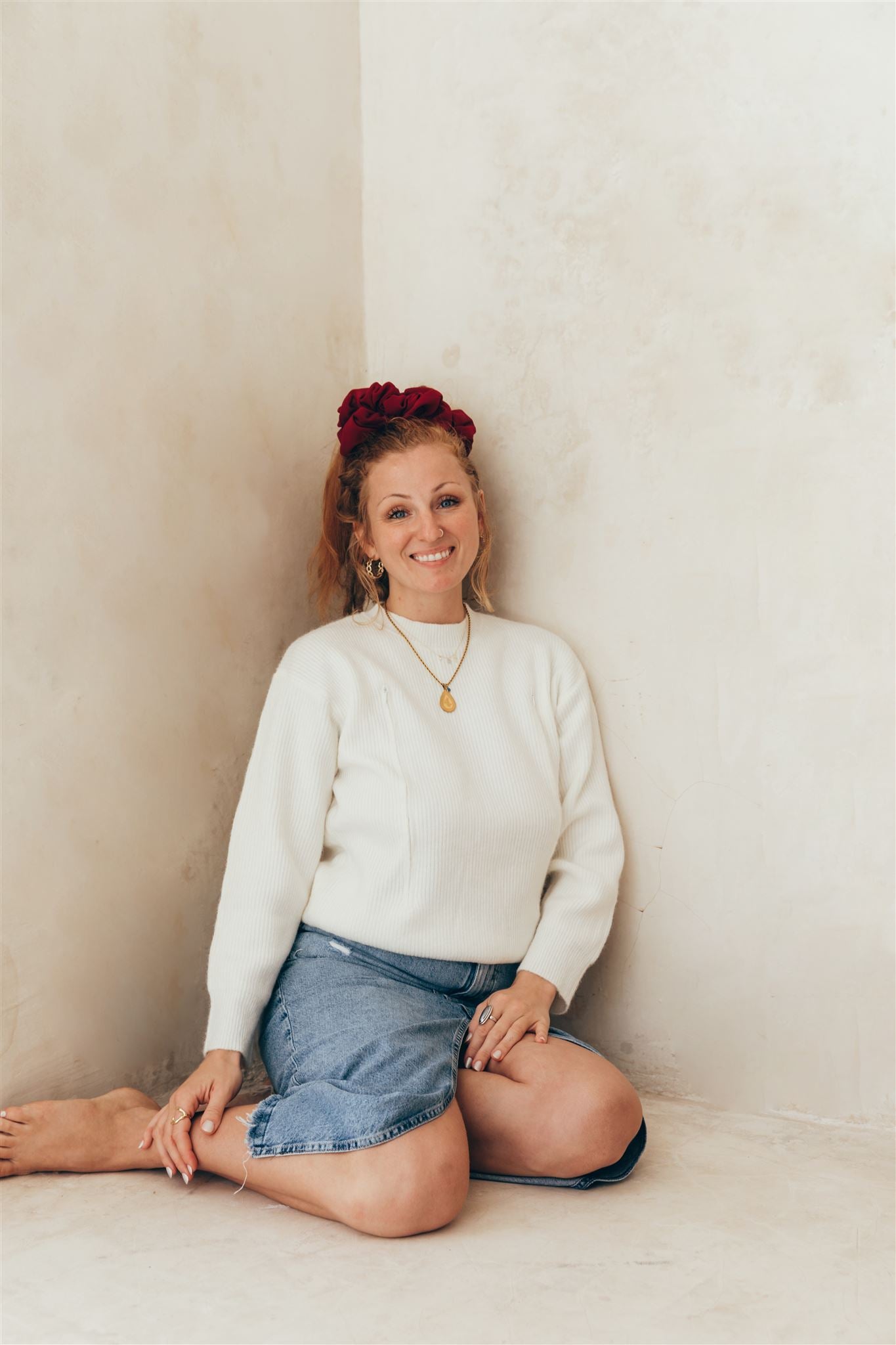 ASSIA ecru nursing sweater