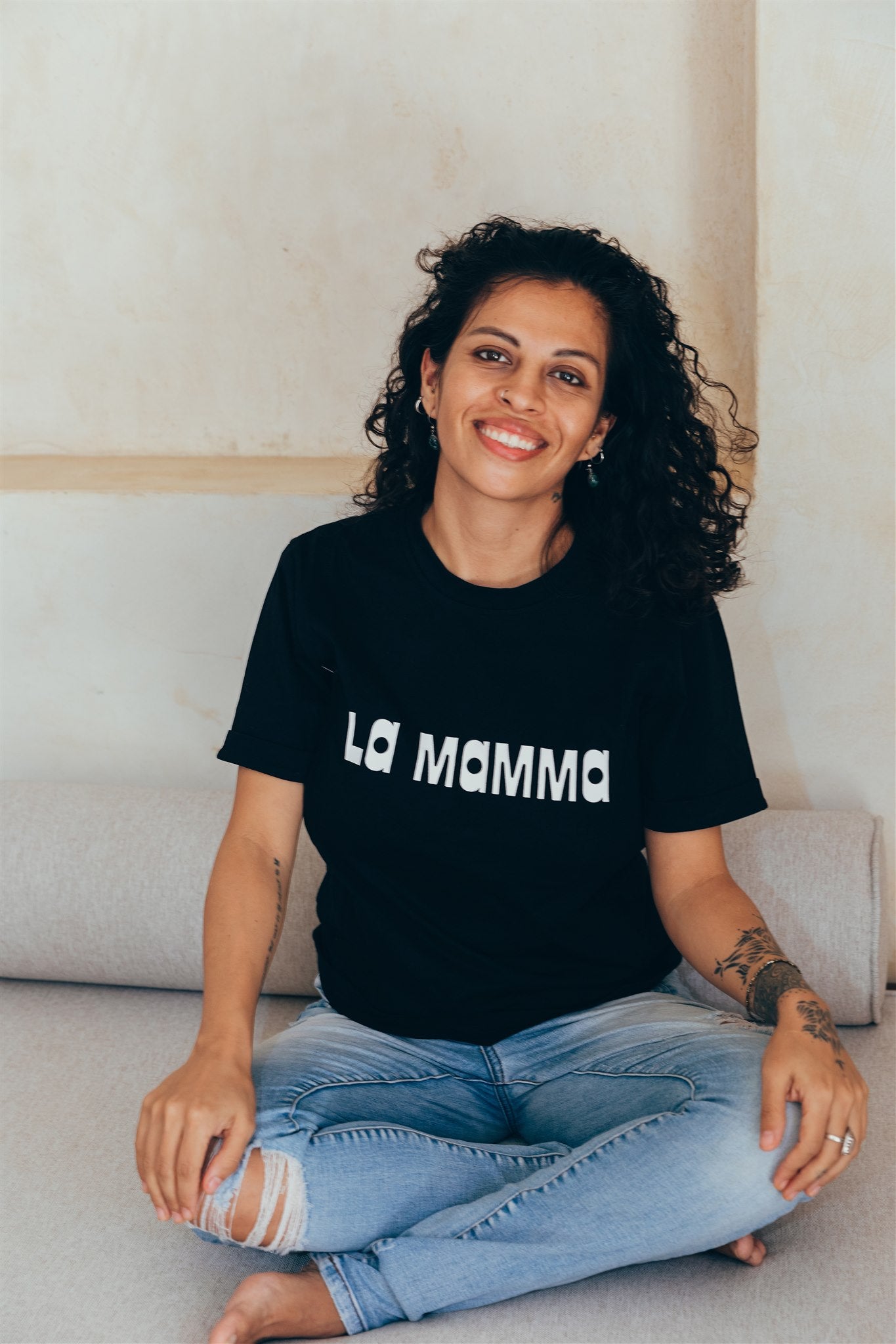T-shirt d'allaitement LA MAMMA