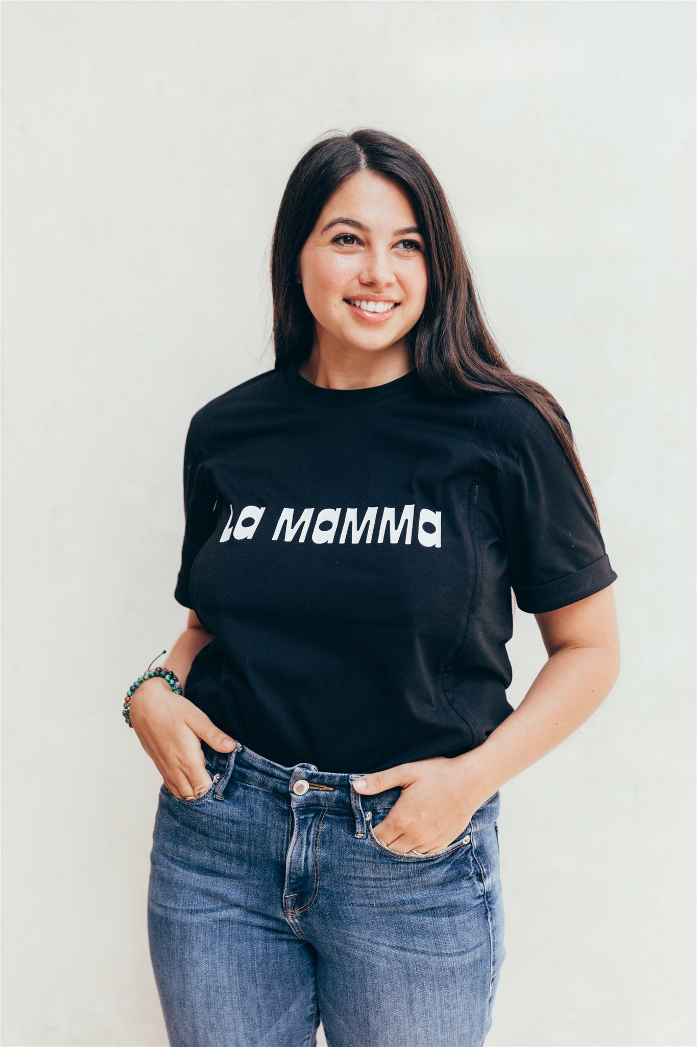 T-shirt d'allaitement LA MAMMA