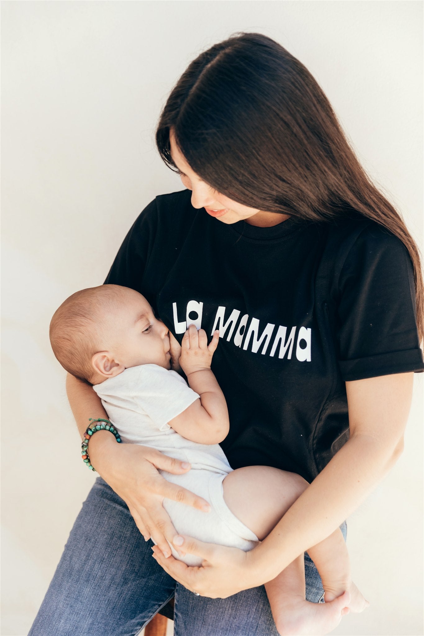 T-shirt d'allaitement LA MAMMA