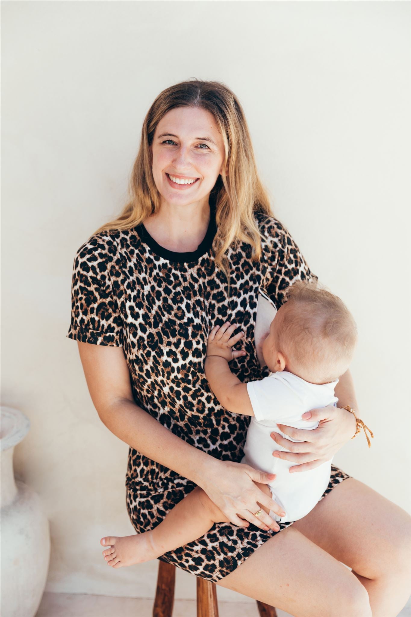 Robe d'allaitement LEOPARD