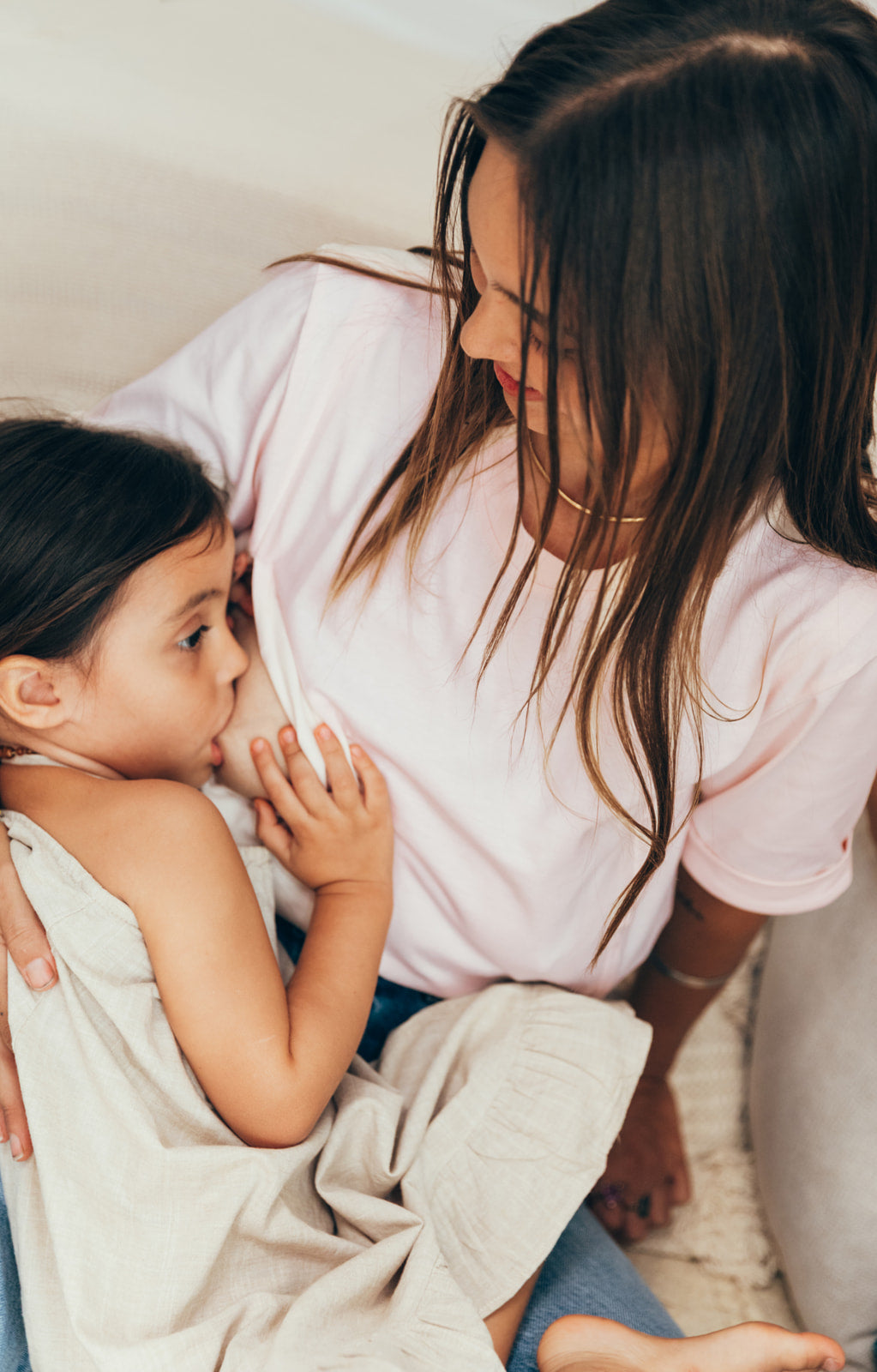 Breastfeeding t-shirt ROSE